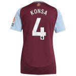 aston villa adidas home shirt 2024-25 – womens with konsa 4 printing Collection | Aston Villa Shop Official Jerseys
