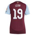aston villa adidas home shirt 2024-25 – womens with leon 19 cup printing Collection | Aston Villa Shop Official Jerseys