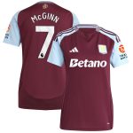 aston villa adidas home shirt 2024-25 – womens with mcginn 7 printing Collection | Aston Villa Shop Official Jerseys