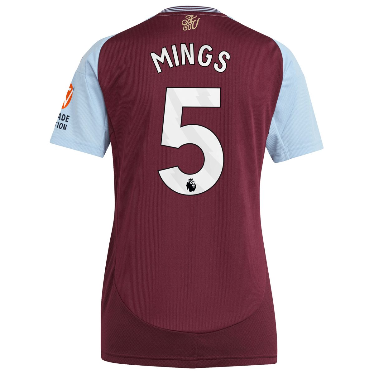 aston villa adidas home shirt 2024-25 – womens with mings 5 printing Collection | Aston Villa Shop Official Jerseys