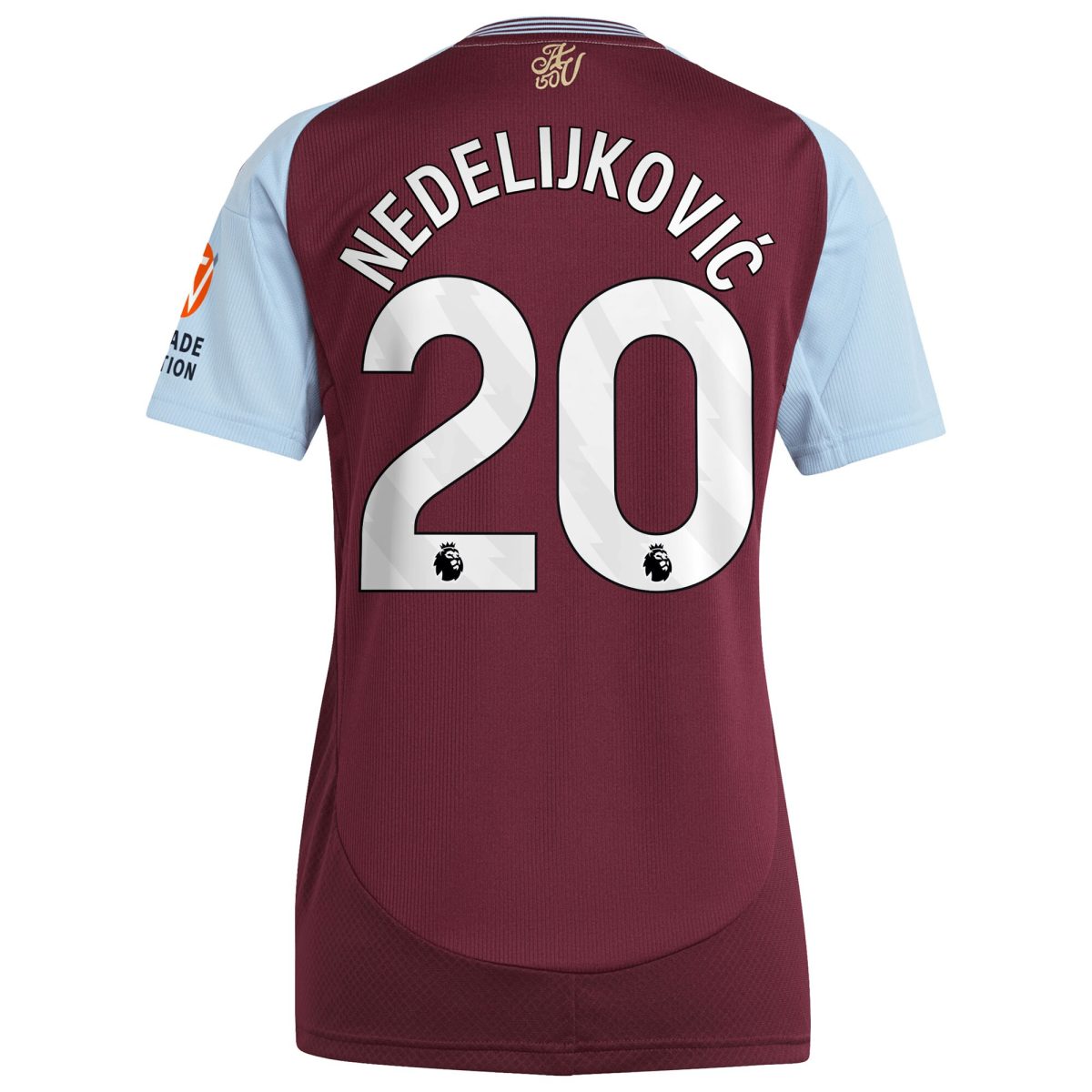 aston villa adidas home shirt 2024-25 – womens with nedeljković 20 printing Collection | Aston Villa Shop Official Jerseys