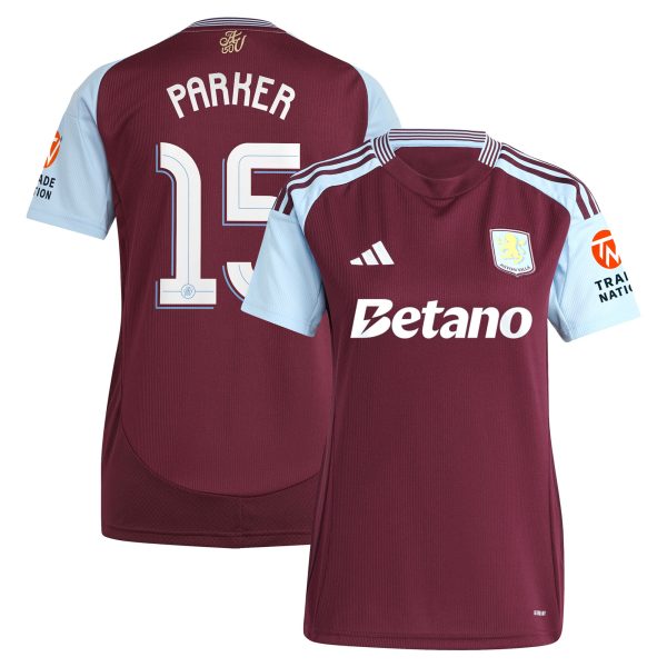 aston villa adidas home shirt 2024-25 – womens with parker 15 cup printing Collection | Aston Villa Shop Official Jerseys
