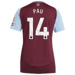 aston villa adidas home shirt 2024-25 – womens with pau 14 printing Collection | Aston Villa Shop Official Jerseys