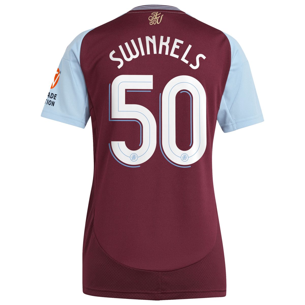 aston villa adidas home shirt 2024-25 – womens with swinkels 50 cup printing Collection | Aston Villa Shop Official Jerseys