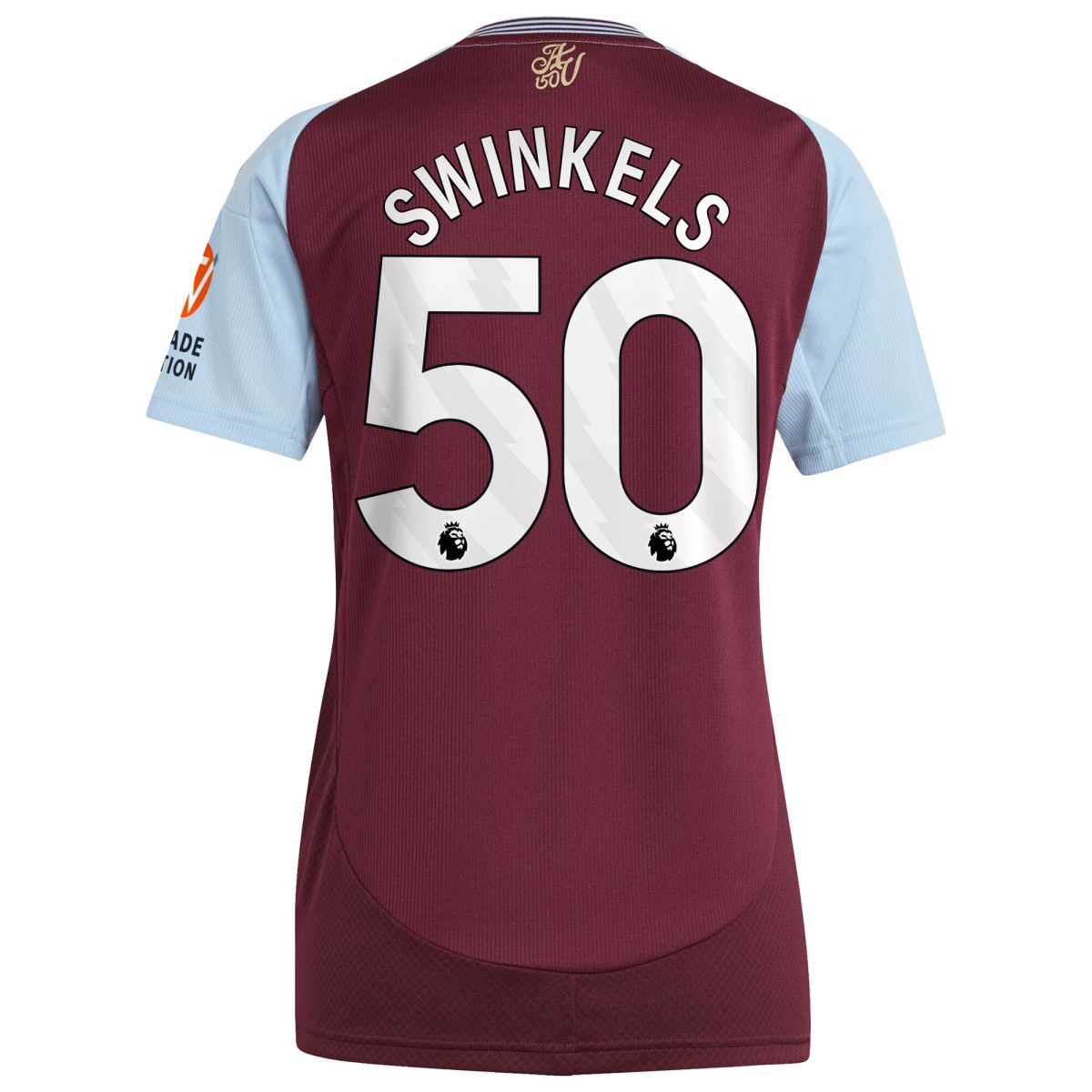 aston villa adidas home shirt 2024-25 – womens with swinkels 50 printing Collection | Aston Villa Shop Official Jerseys
