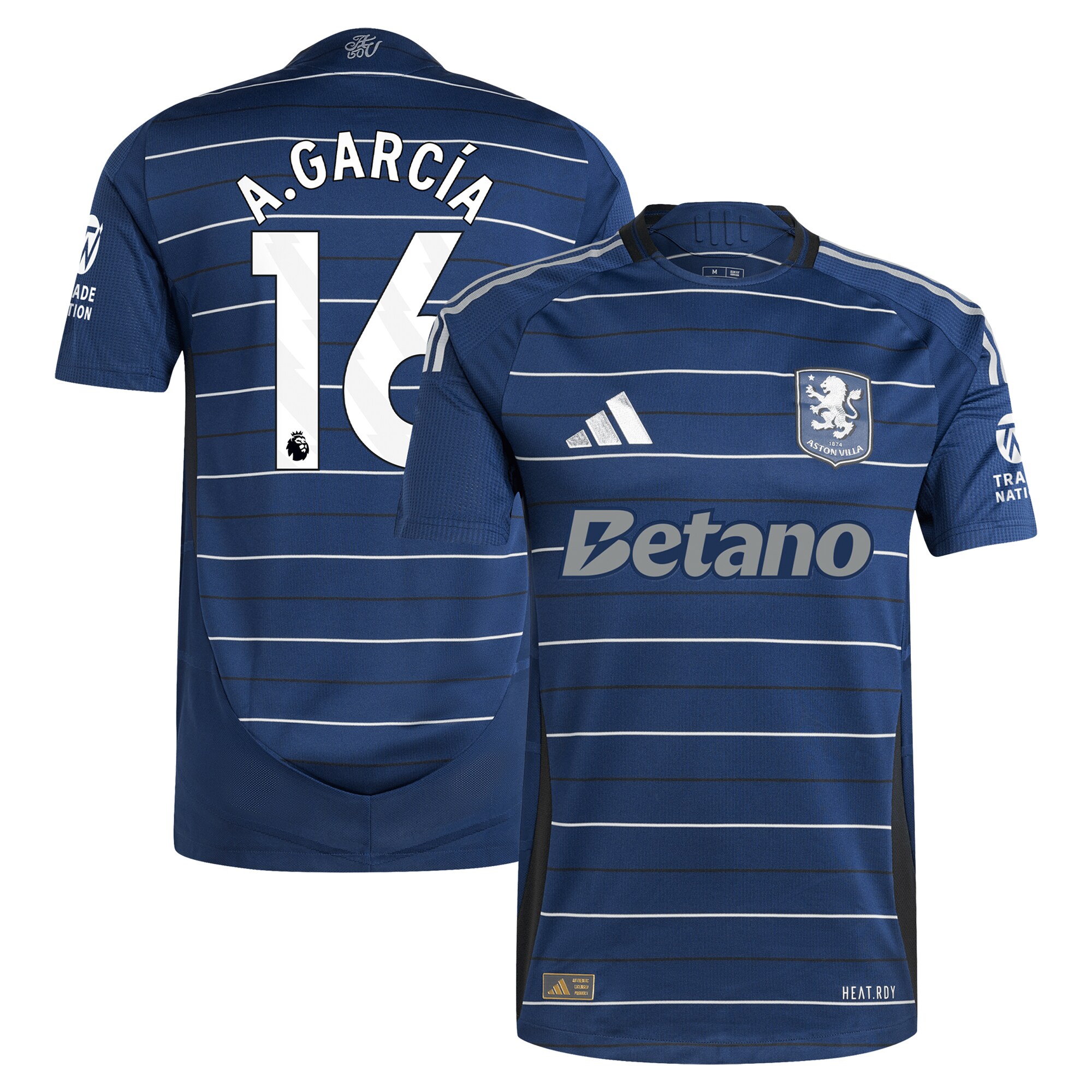 aston villa adidas third authentic shirt 2024-25 with a.garcía 16 printing Collection | Aston Villa Shop Official Jerseys