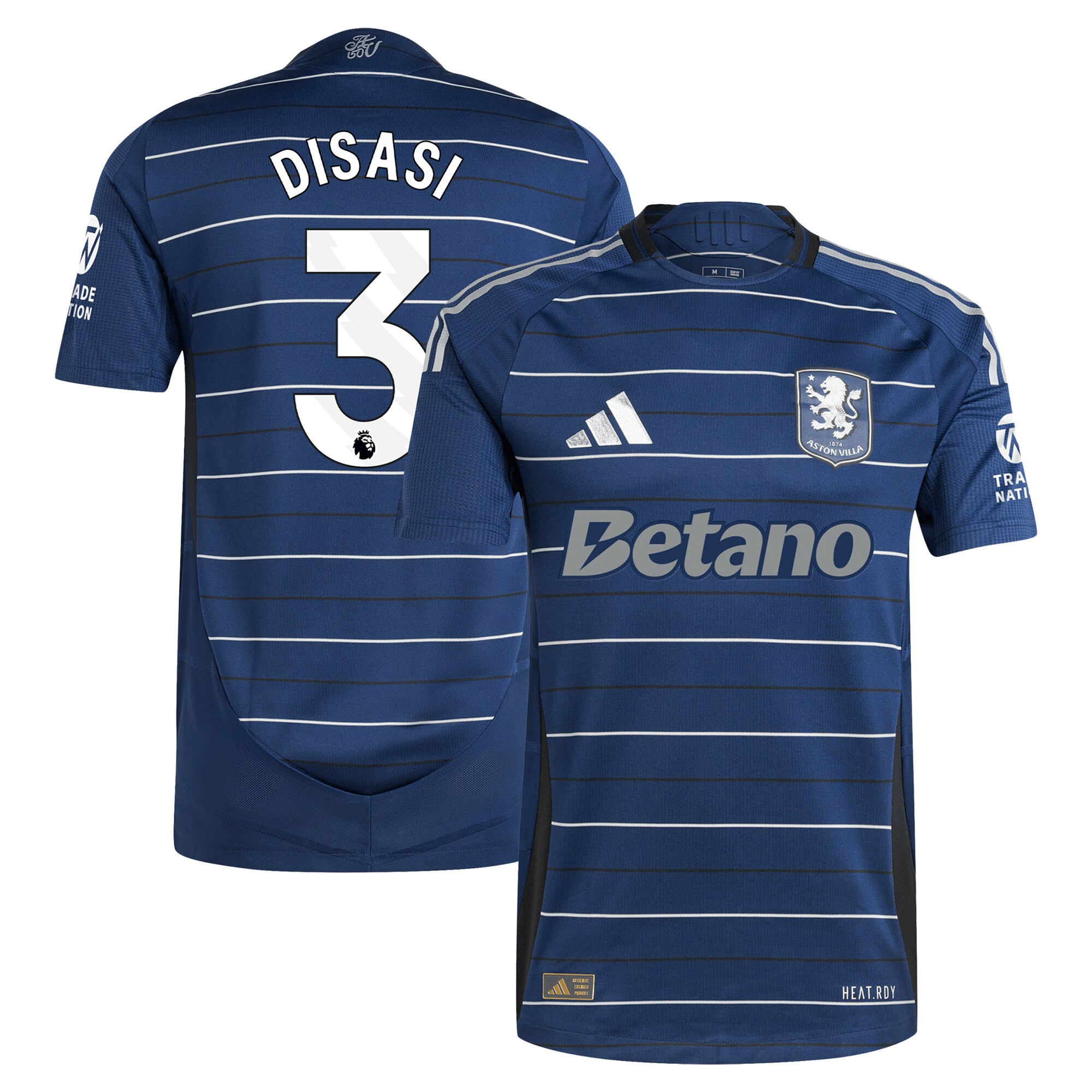 aston villa adidas third authentic shirt 2024-25 with disasi 3 printing Collection | Aston Villa Shop Official Jerseys