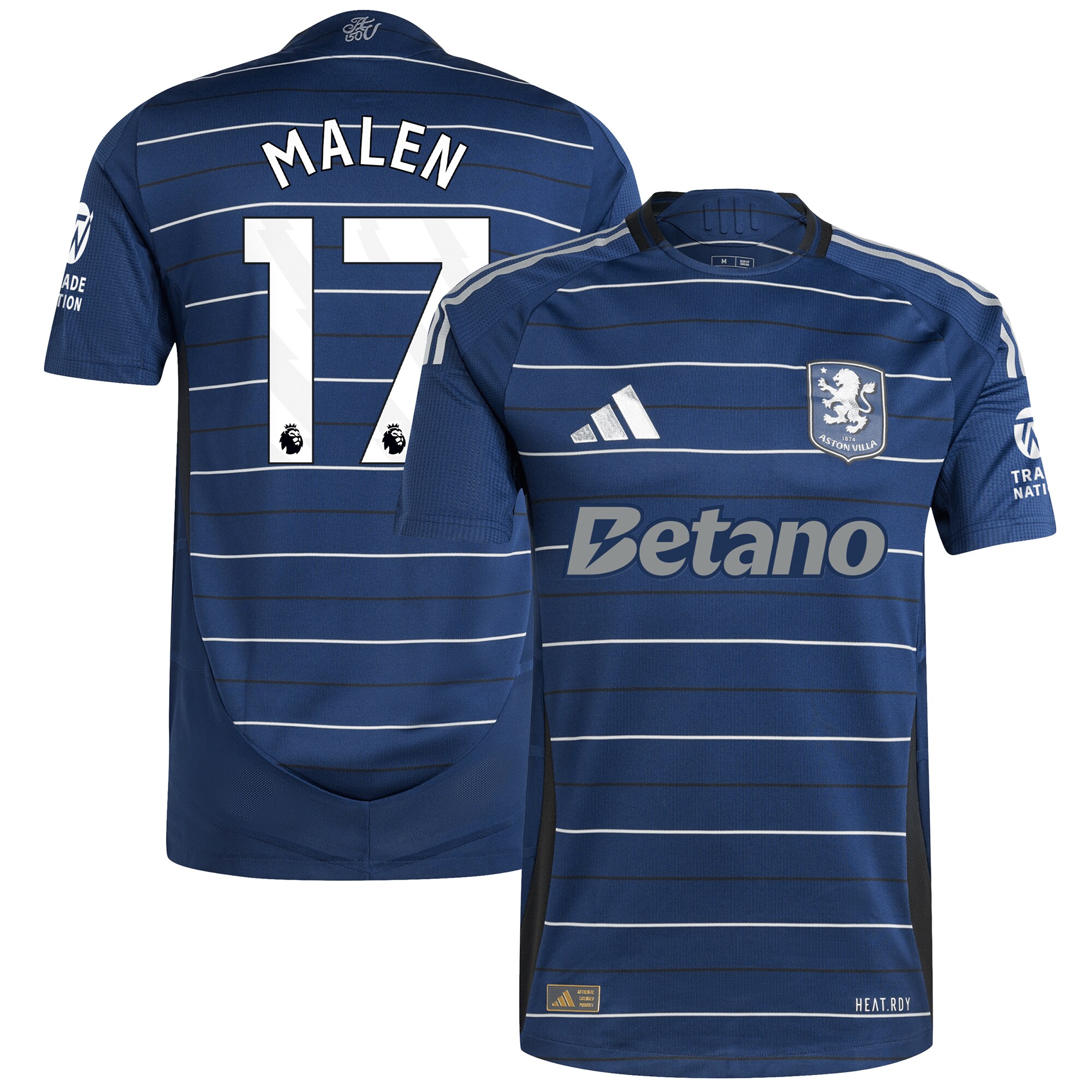 aston villa adidas third authentic shirt 2024-25 with malen 17 printing Collection | Aston Villa Shop Official Jerseys