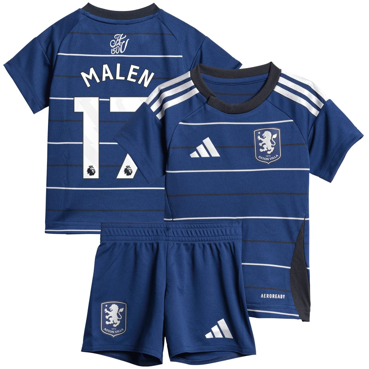 aston villa adidas third baby kit 2024-25 with malen 17 printing Collection | Aston Villa Shop Official Jerseys