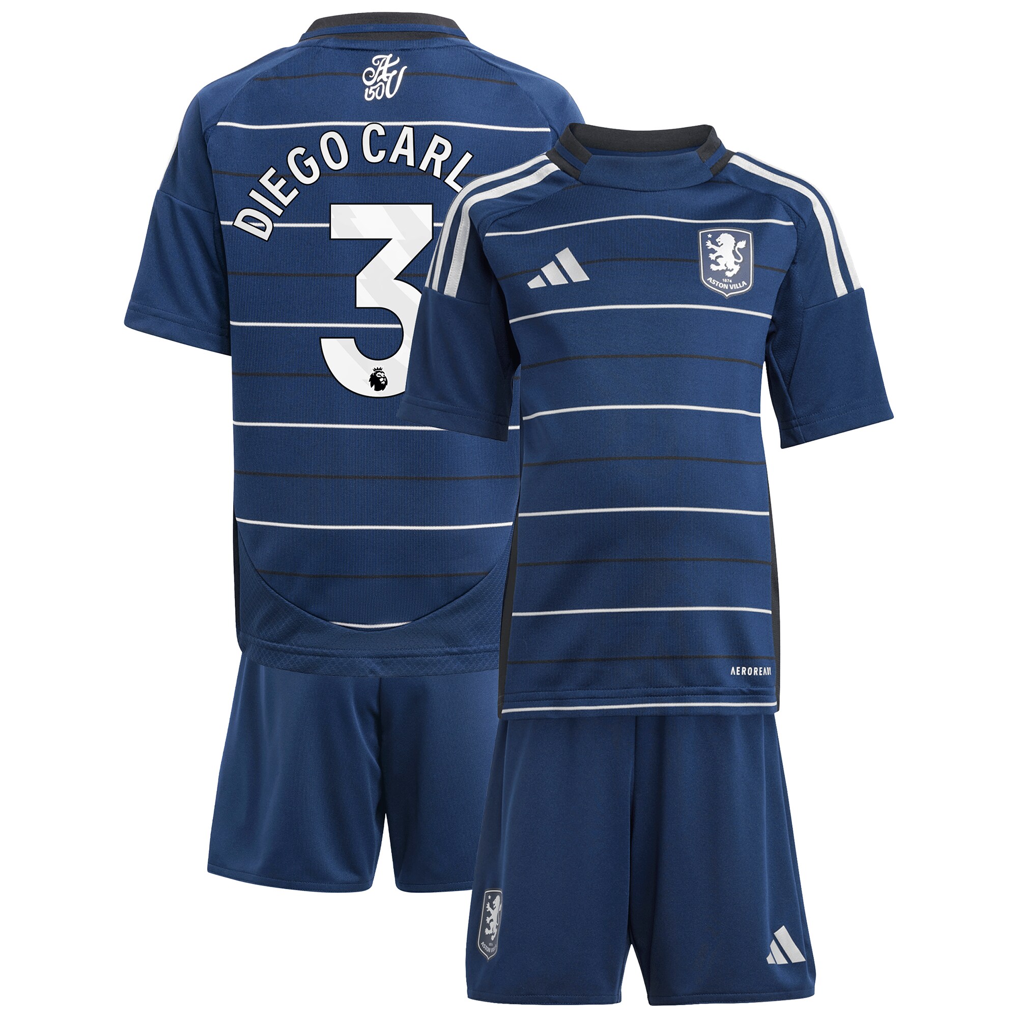 aston villa adidas third minikit 2024-25 with diego carlos 3 printing Collection | Aston Villa Shop Official Jerseys