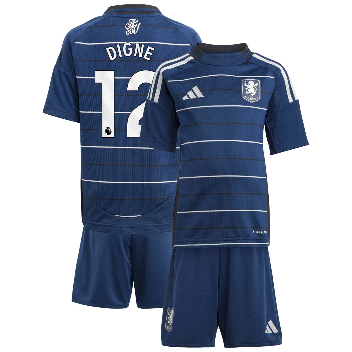 aston villa adidas third minikit 2024-25 with digne 12 printing Collection | Aston Villa Shop Official Jerseys
