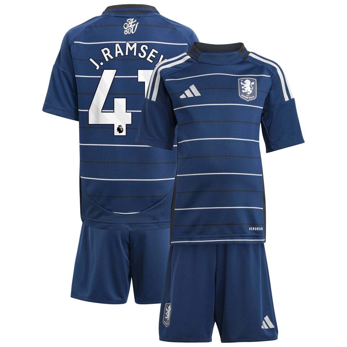 aston villa adidas third minikit 2024-25 with j. ramsey 41 printing Collection | Aston Villa Shop Official Jerseys
