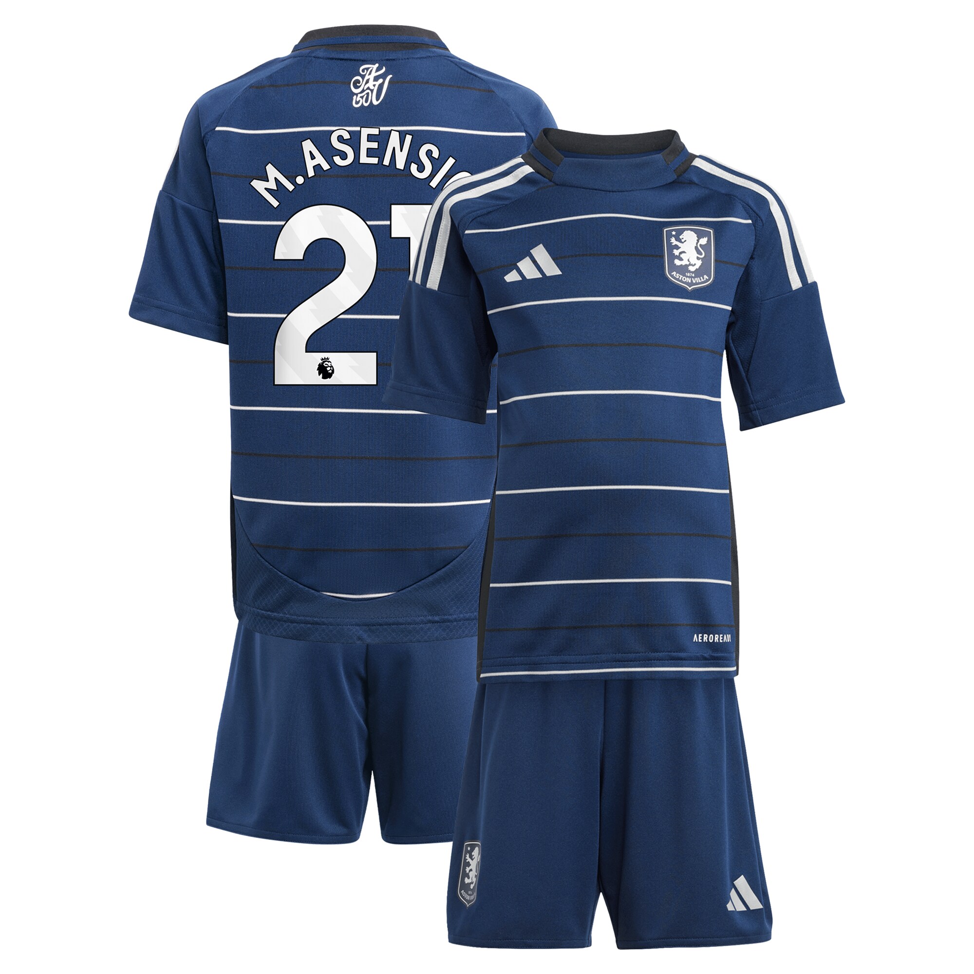 aston villa adidas third minikit 2024-25 with m.asensio 21 printing Collection | Aston Villa Shop Official Jerseys