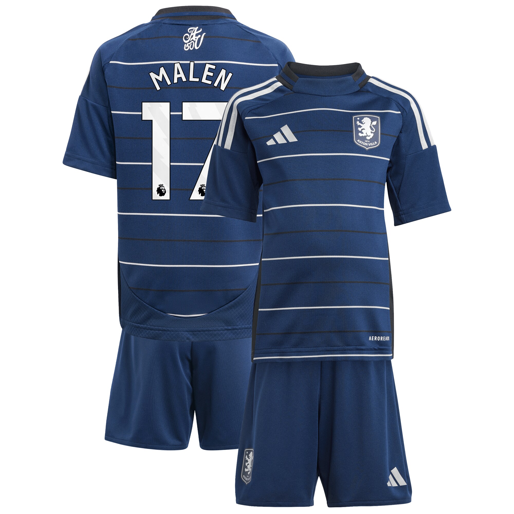 aston villa adidas third minikit 2024-25 with malen 17 printing Collection | Aston Villa Shop Official Jerseys