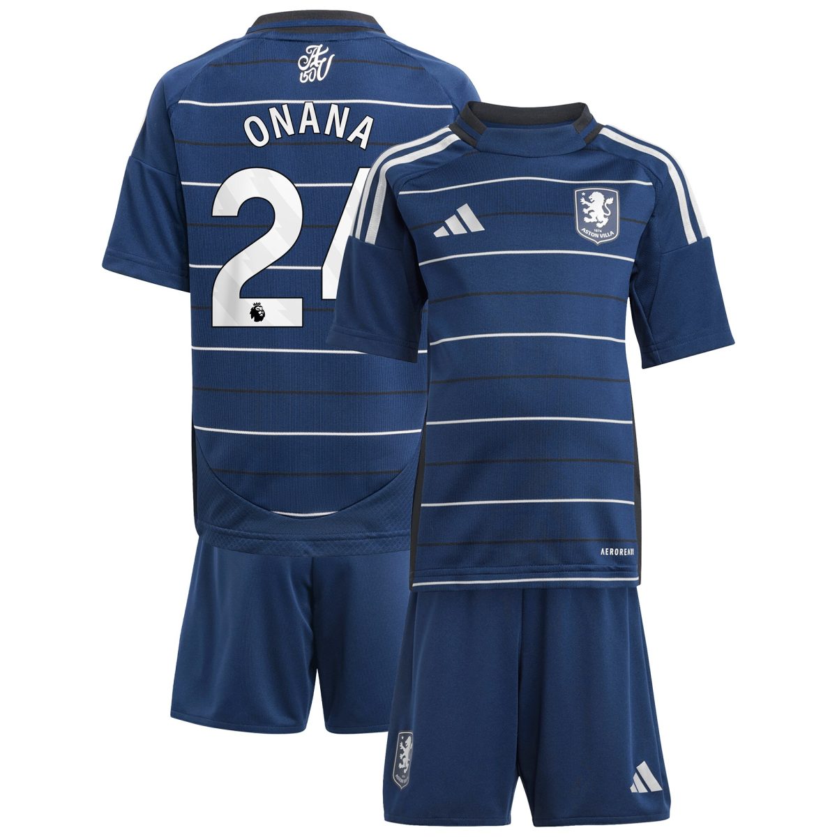 aston villa adidas third minikit 2024-25 with onana 24 printing Collection | Aston Villa Shop Official Jerseys