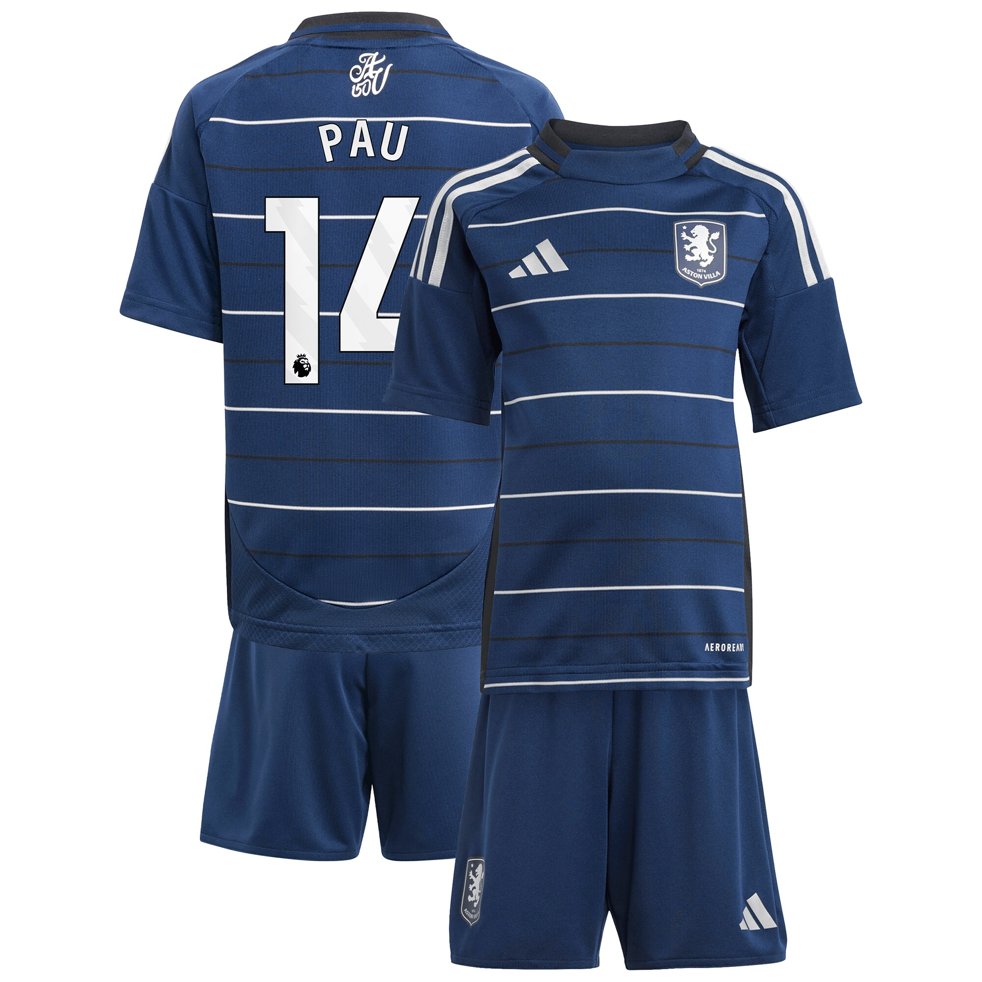 aston villa adidas third minikit 2024-25 with pau 14 printing Collection | Aston Villa Shop Official Jerseys