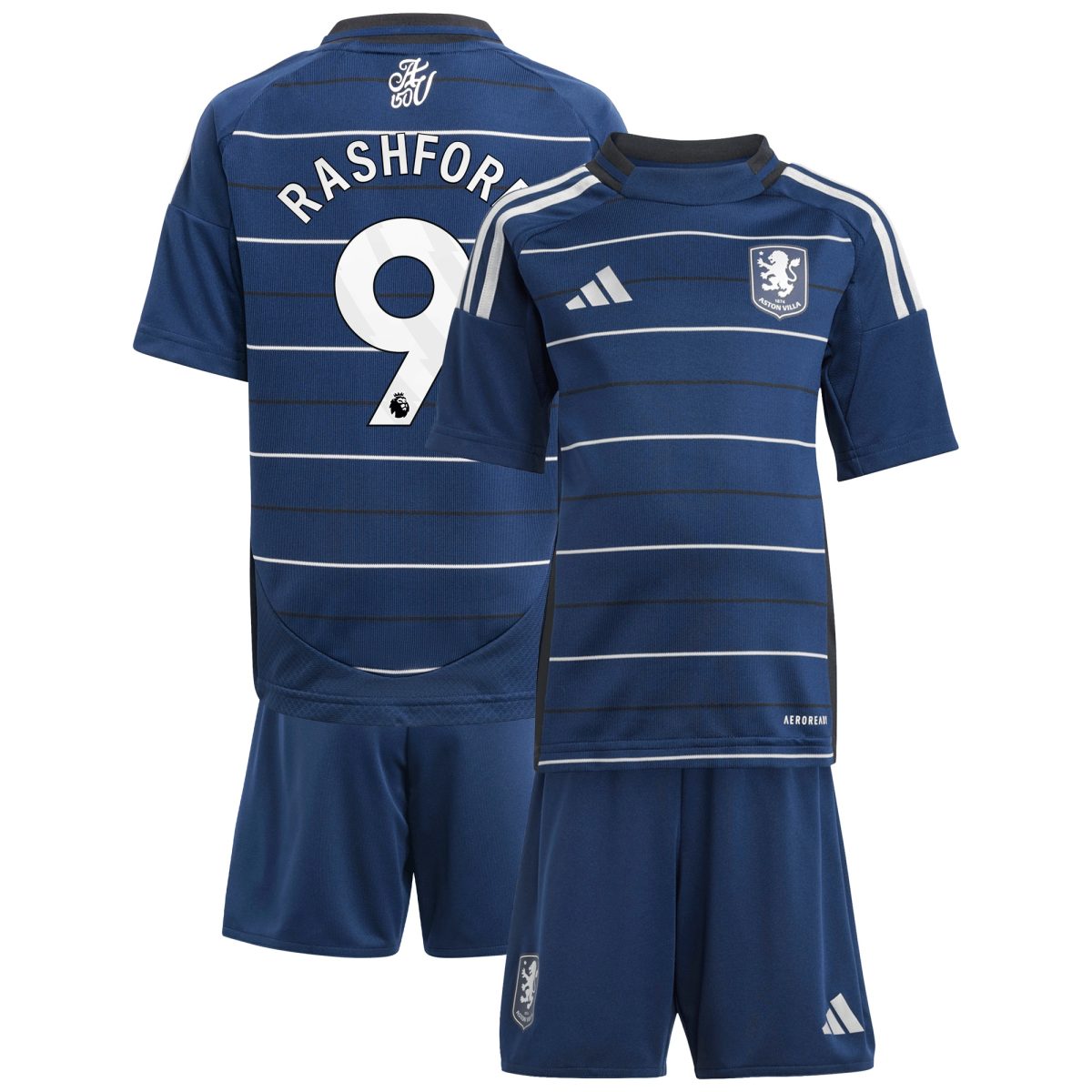 aston villa adidas third minikit 2024-25 with rashford 9 printing Collection | Aston Villa Shop Official Jerseys
