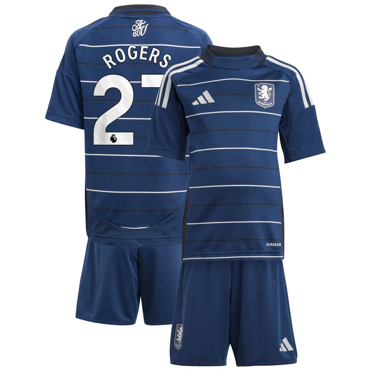 aston villa adidas third minikit 2024-25 with rogers 27 printing Collection | Aston Villa Shop Official Jerseys