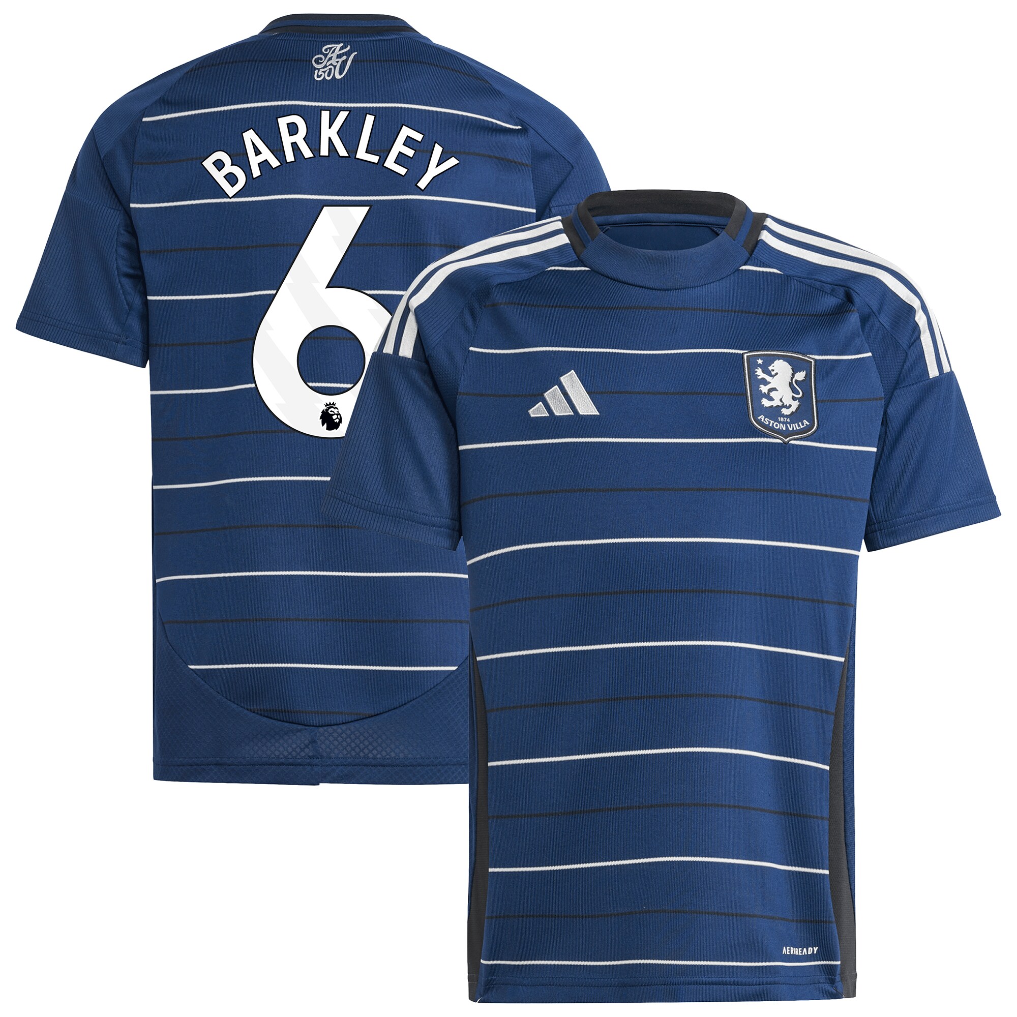 aston villa adidas third shirt 2024-25 – kids with barkley 6 printing Collection | Aston Villa Shop Official Jerseys