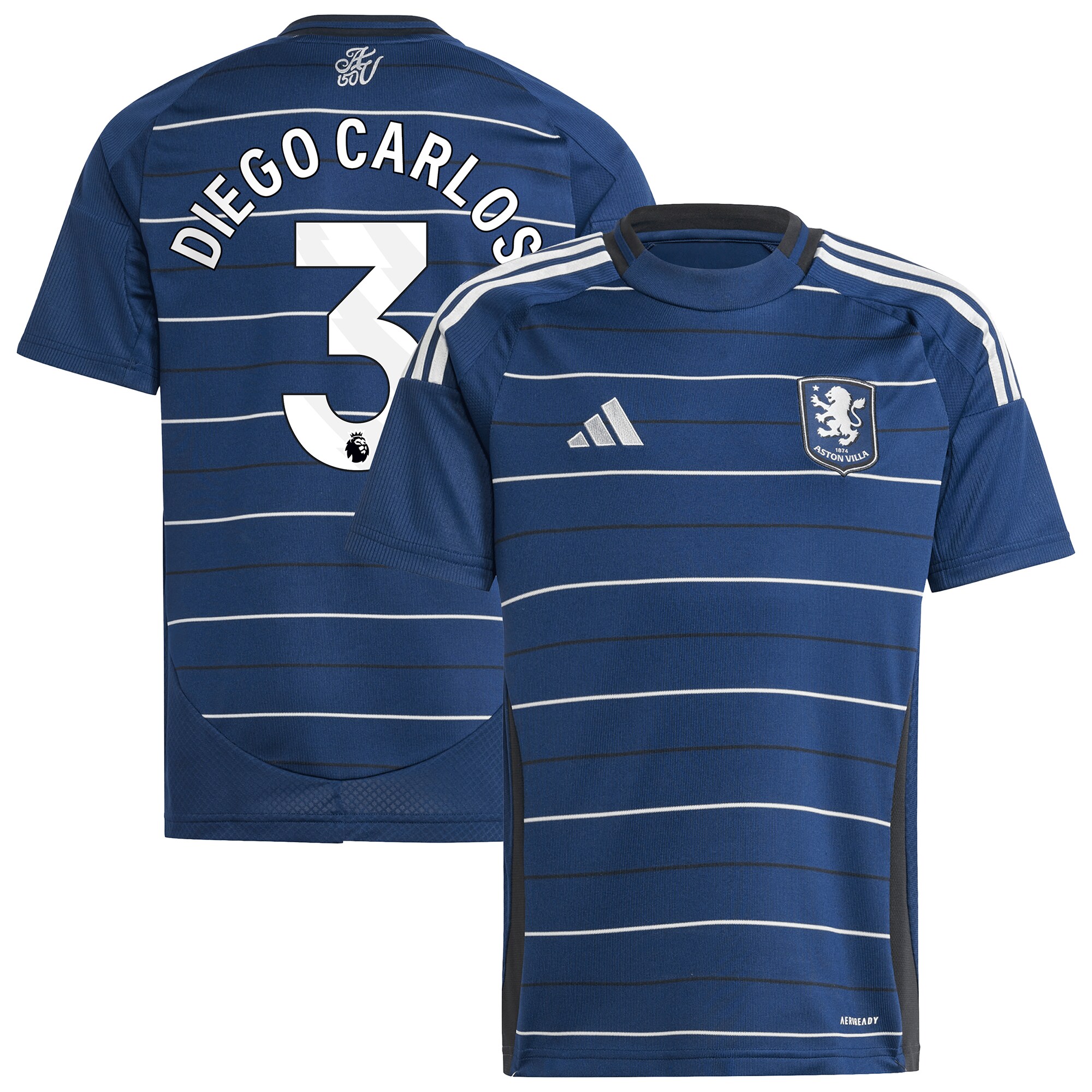aston villa adidas third shirt 2024-25 – kids with diego carlos 3 printing Collection | Aston Villa Shop Official Jerseys