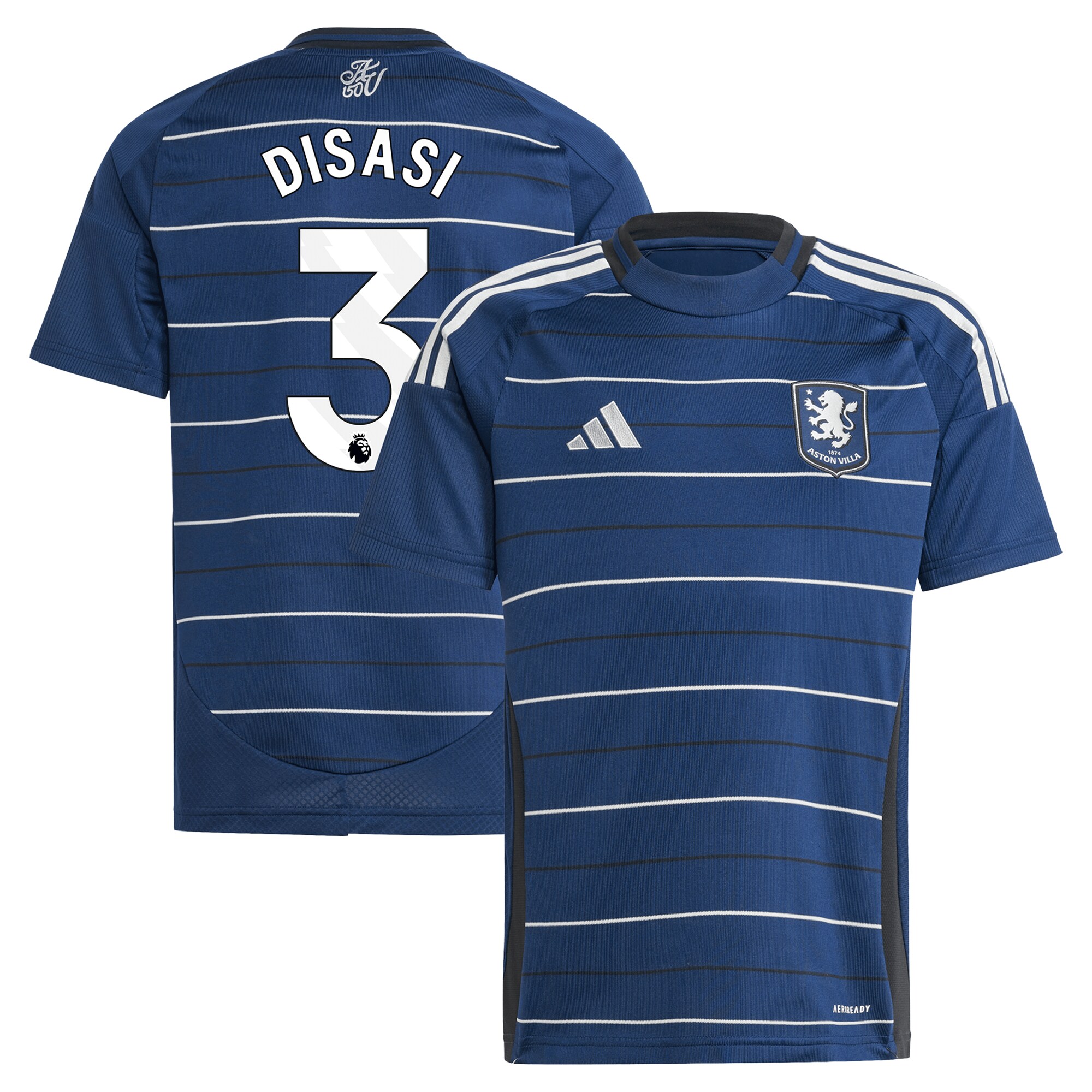 aston villa adidas third shirt 2024-25 – kids with disasi 3 printing Collection | Aston Villa Shop Official Jerseys