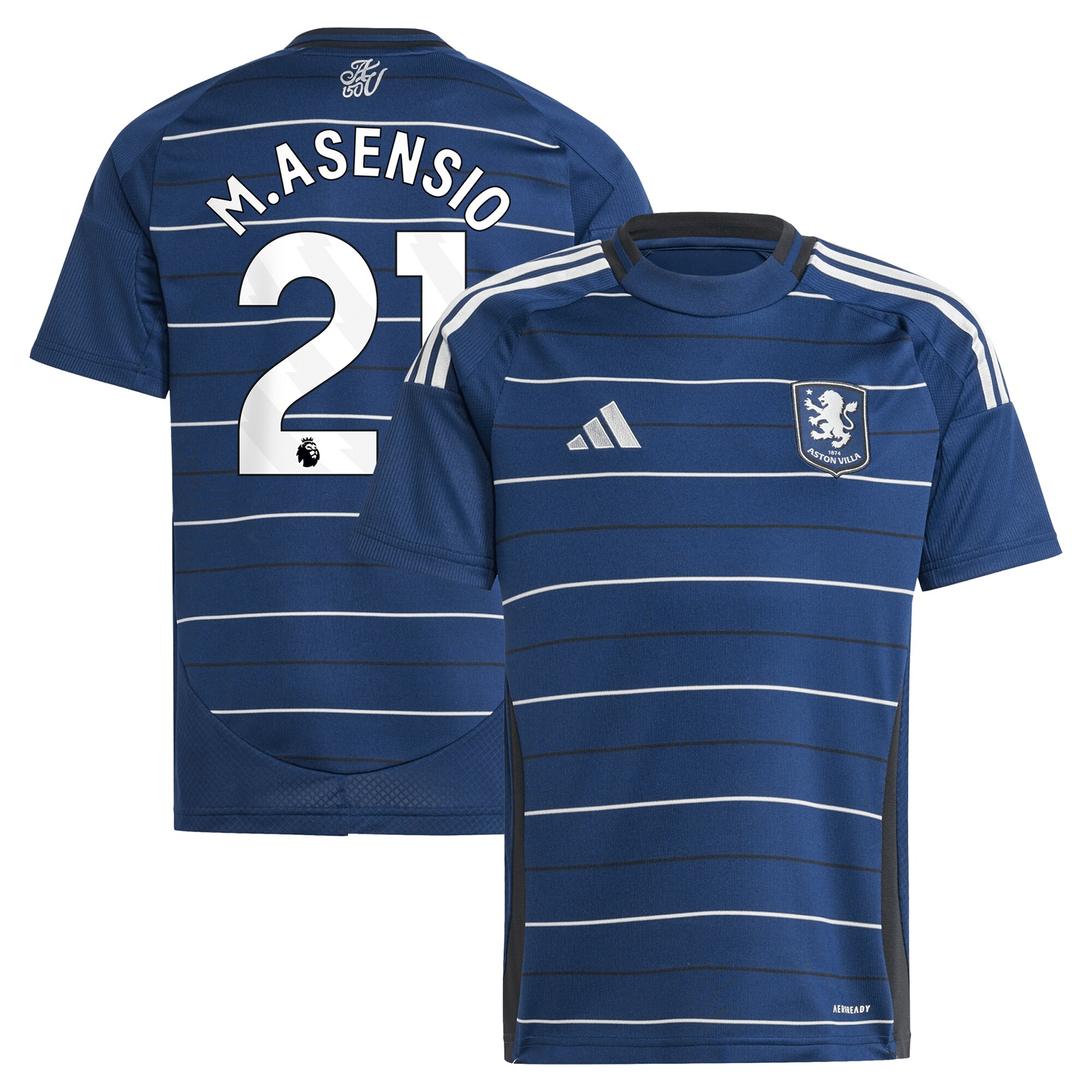 aston villa adidas third shirt 2024-25 – kids with m.asensio 21 printing Collection | Aston Villa Shop Official Jerseys