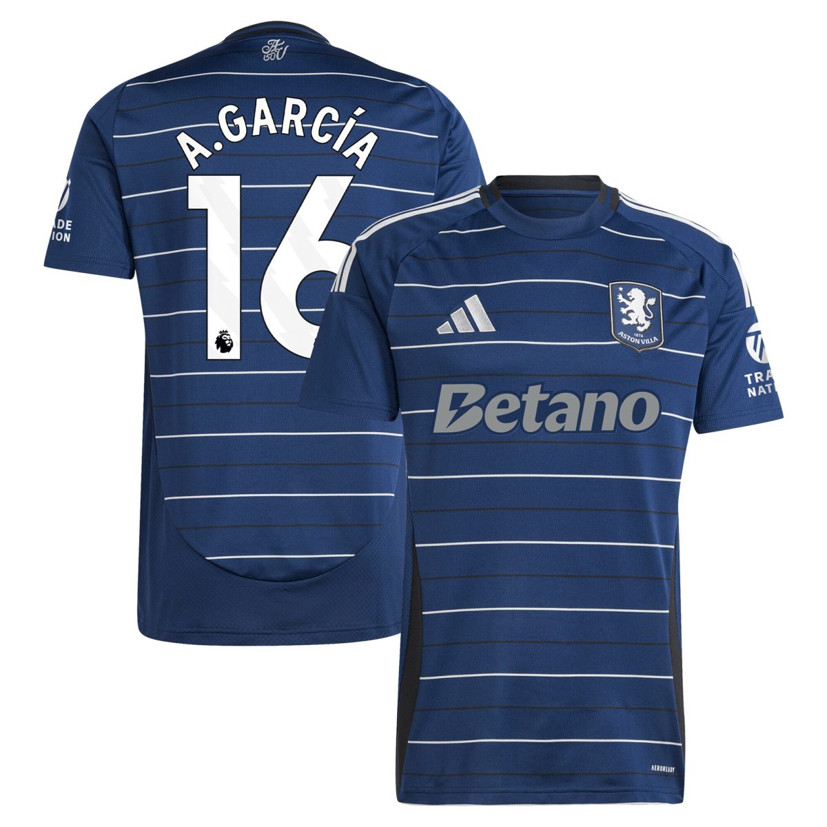 aston villa adidas third shirt 2024-25 with a.garcía 16 printing Collection | Aston Villa Shop Official Jerseys