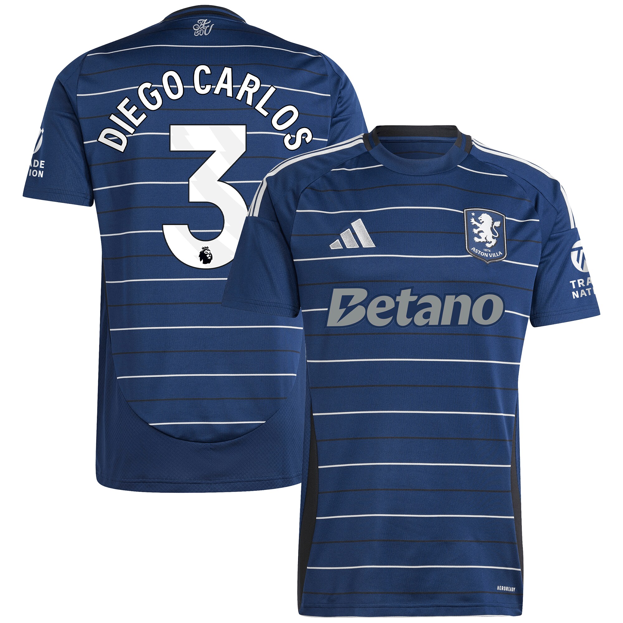 aston villa adidas third shirt 2024-25 with diego carlos 3 printing Collection | Aston Villa Shop Official Jerseys