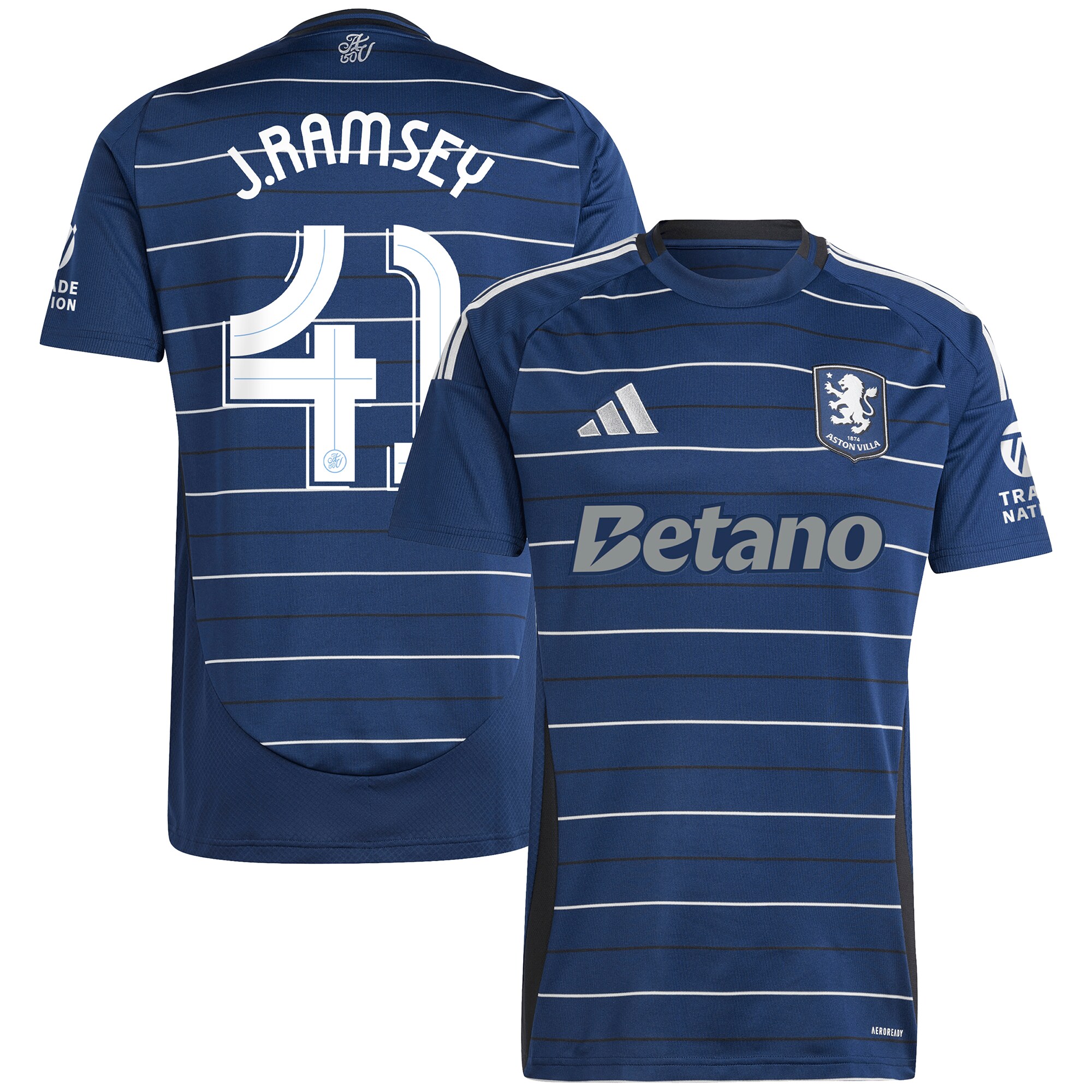 aston villa adidas third shirt 2024-25 with j. ramsey 41 cup printing Collection | Aston Villa Shop Official Jerseys