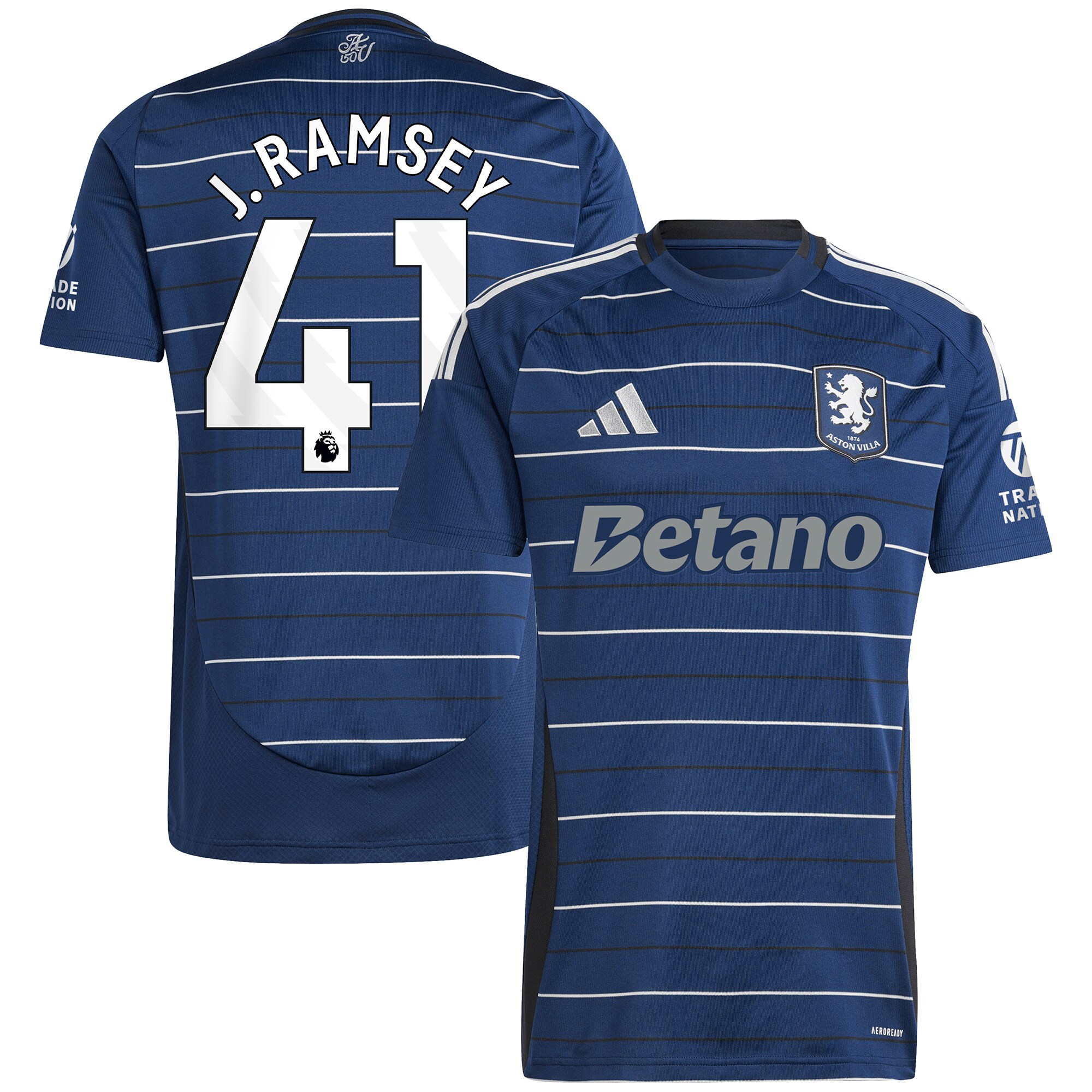 aston villa adidas third shirt 2024-25 with j. ramsey 41 printing Collection | Aston Villa Shop Official Jerseys