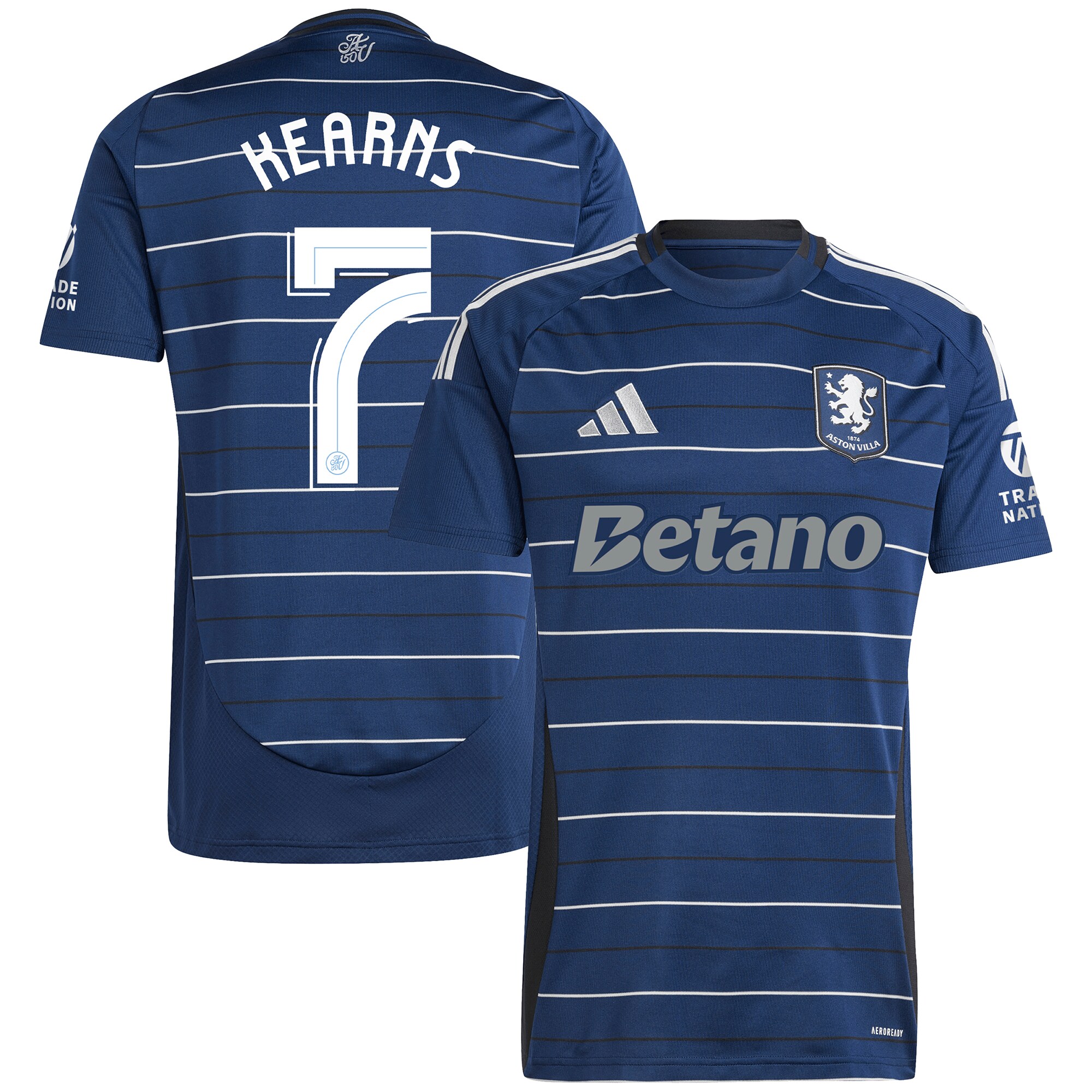 aston villa adidas third shirt 2024-25 with kearns 7 cup printing Collection | Aston Villa Shop Official Jerseys