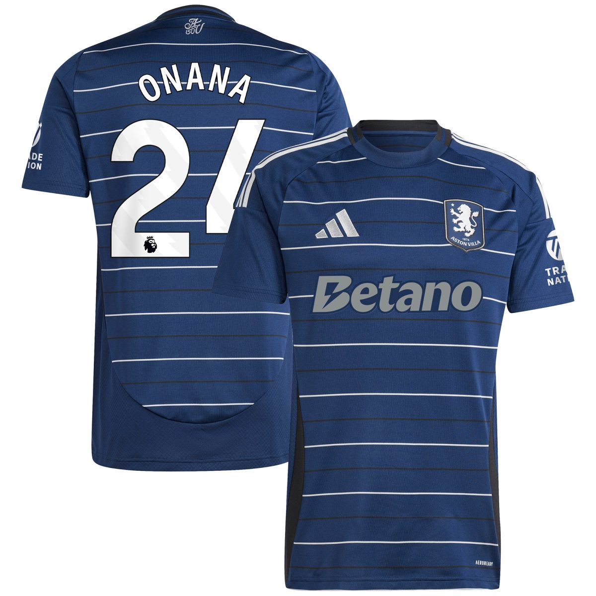 aston villa adidas third shirt 2024-25 with onana 24 printing Collection | Aston Villa Shop Official Jerseys