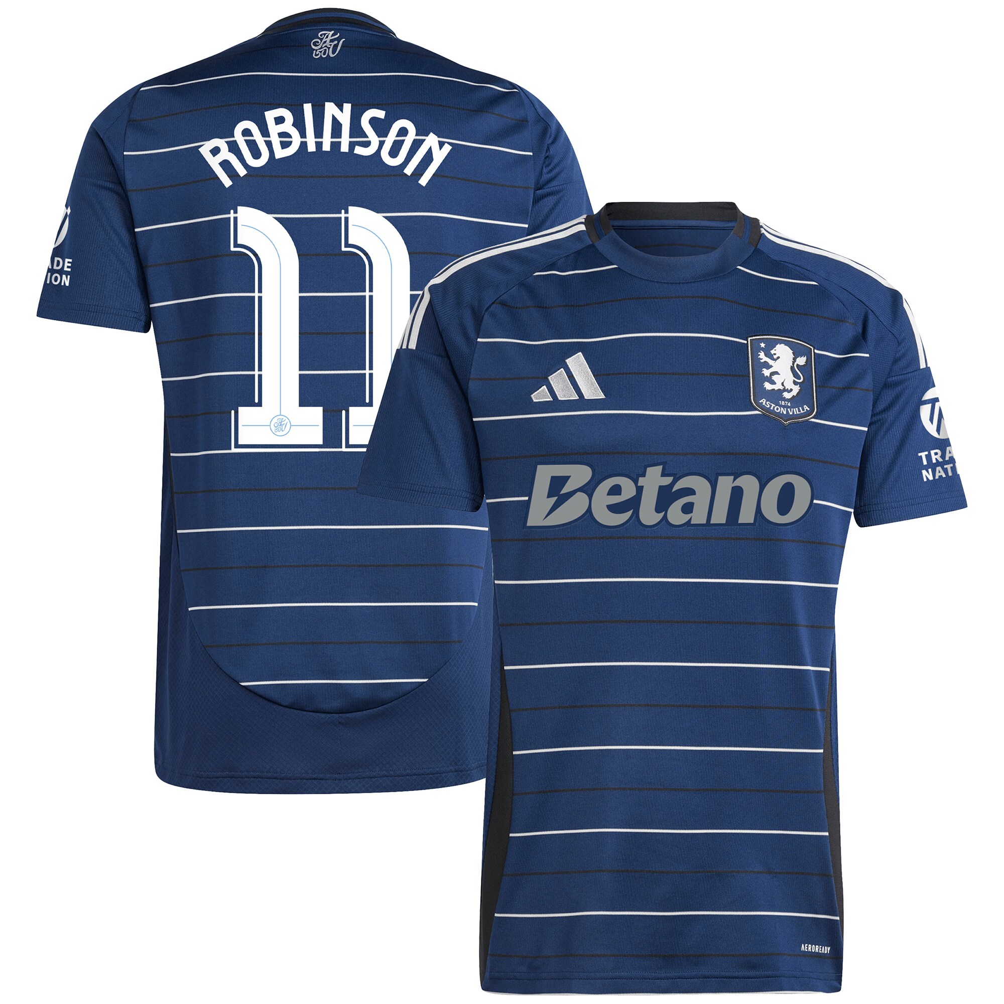 aston villa adidas third shirt 2024-25 with robinson 11 cup printing Collection | Aston Villa Shop Official Jerseys