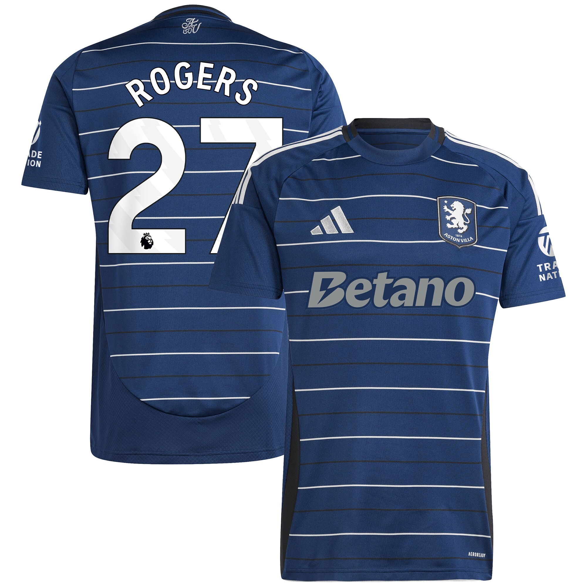 aston villa adidas third shirt 2024-25 with rogers 27 printing Collection | Aston Villa Shop Official Jerseys