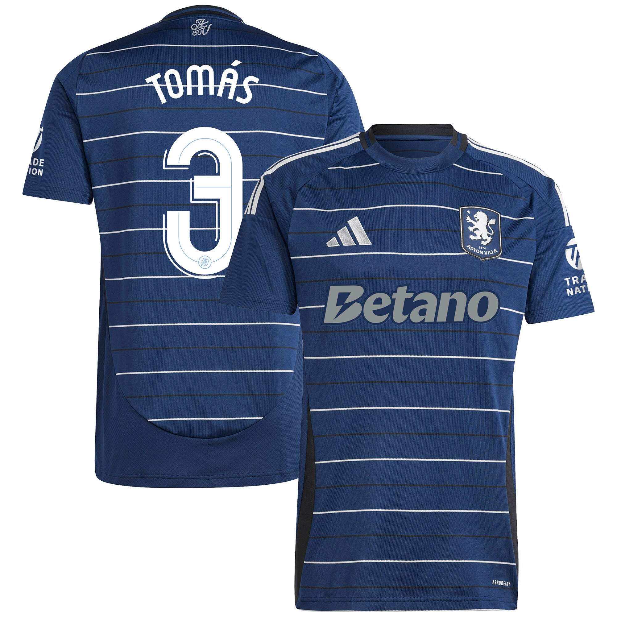 aston villa adidas third shirt 2024-25 with tomás 3 cup printing Collection | Aston Villa Shop Official Jerseys
