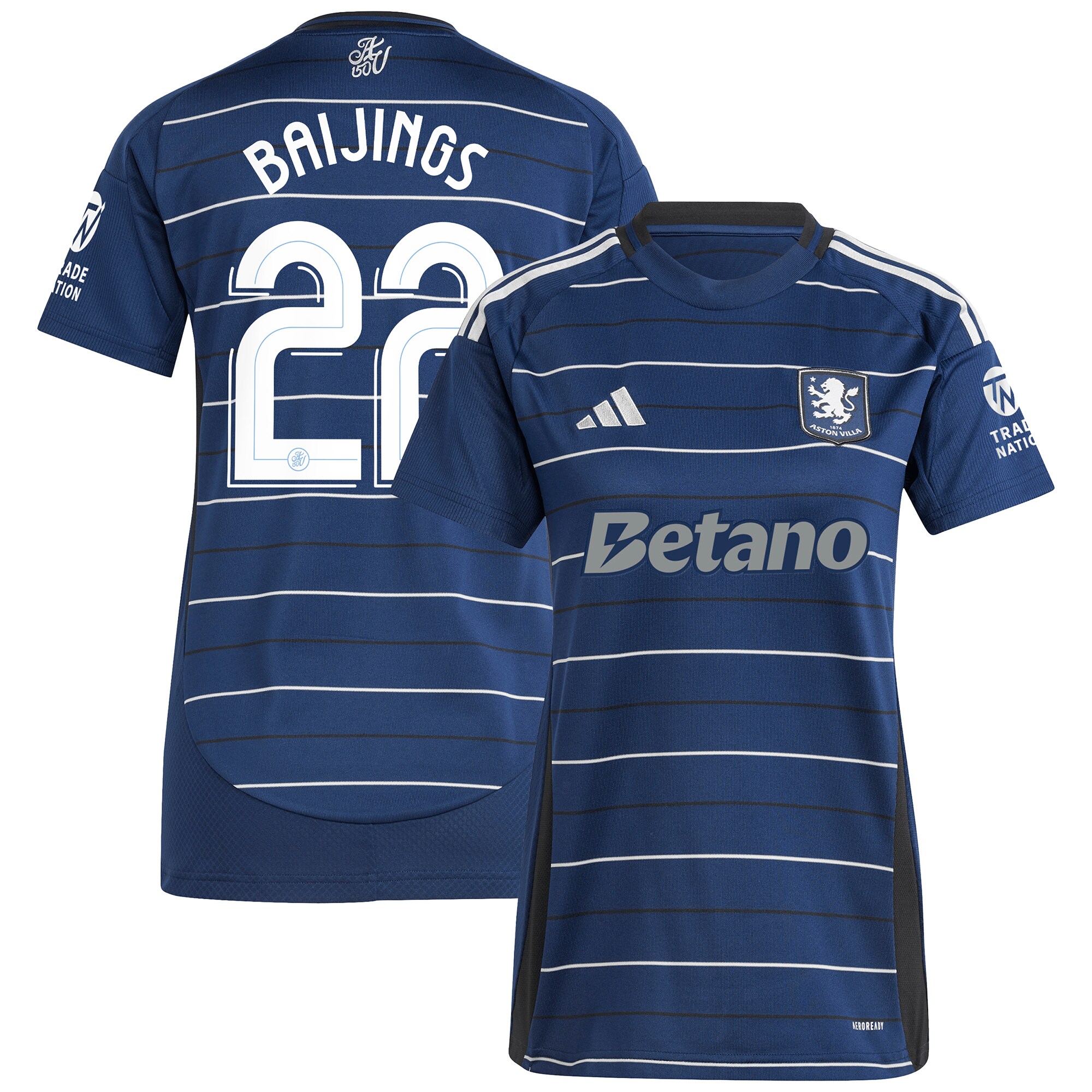 aston villa adidas third shirt 2024-25 – womens with baijings 22 cup printing Collection | Aston Villa Shop Official Jerseys
