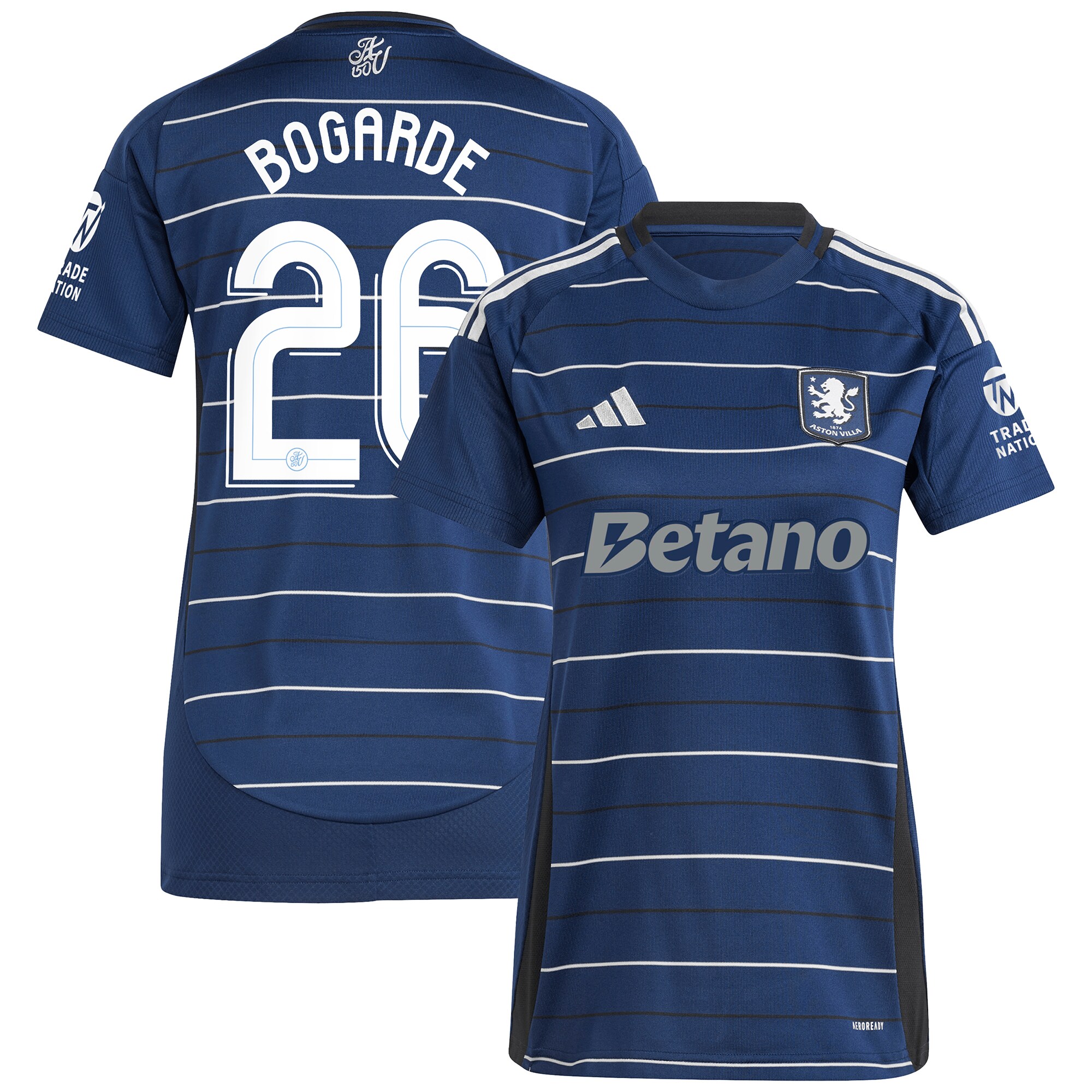 aston villa adidas third shirt 2024-25 – womens with bogarde 26 cup printing Collection | Aston Villa Shop Official Jerseys