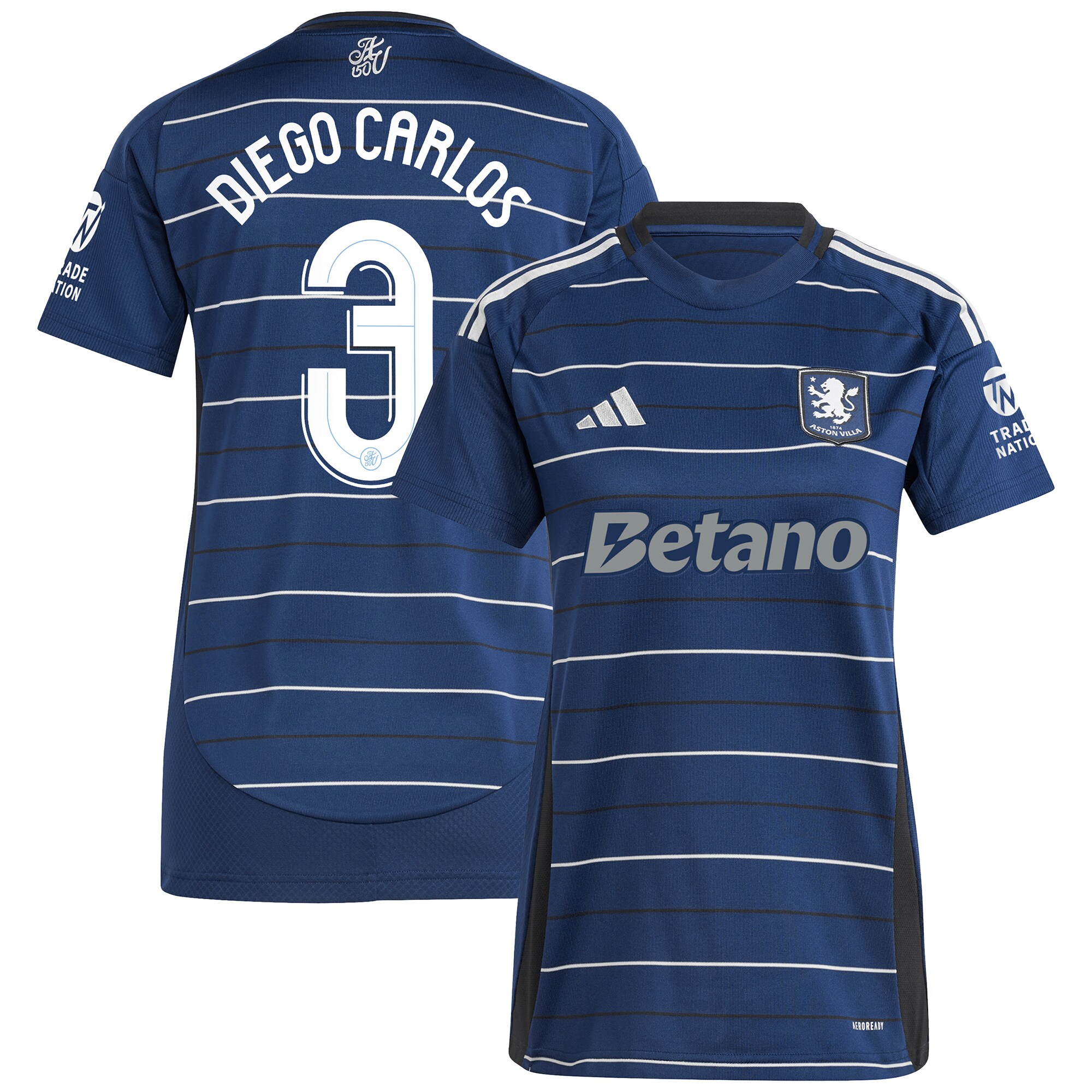 aston villa adidas third shirt 2024-25 – womens with diego carlos 3 cup printing Collection | Aston Villa Shop Official Jerseys