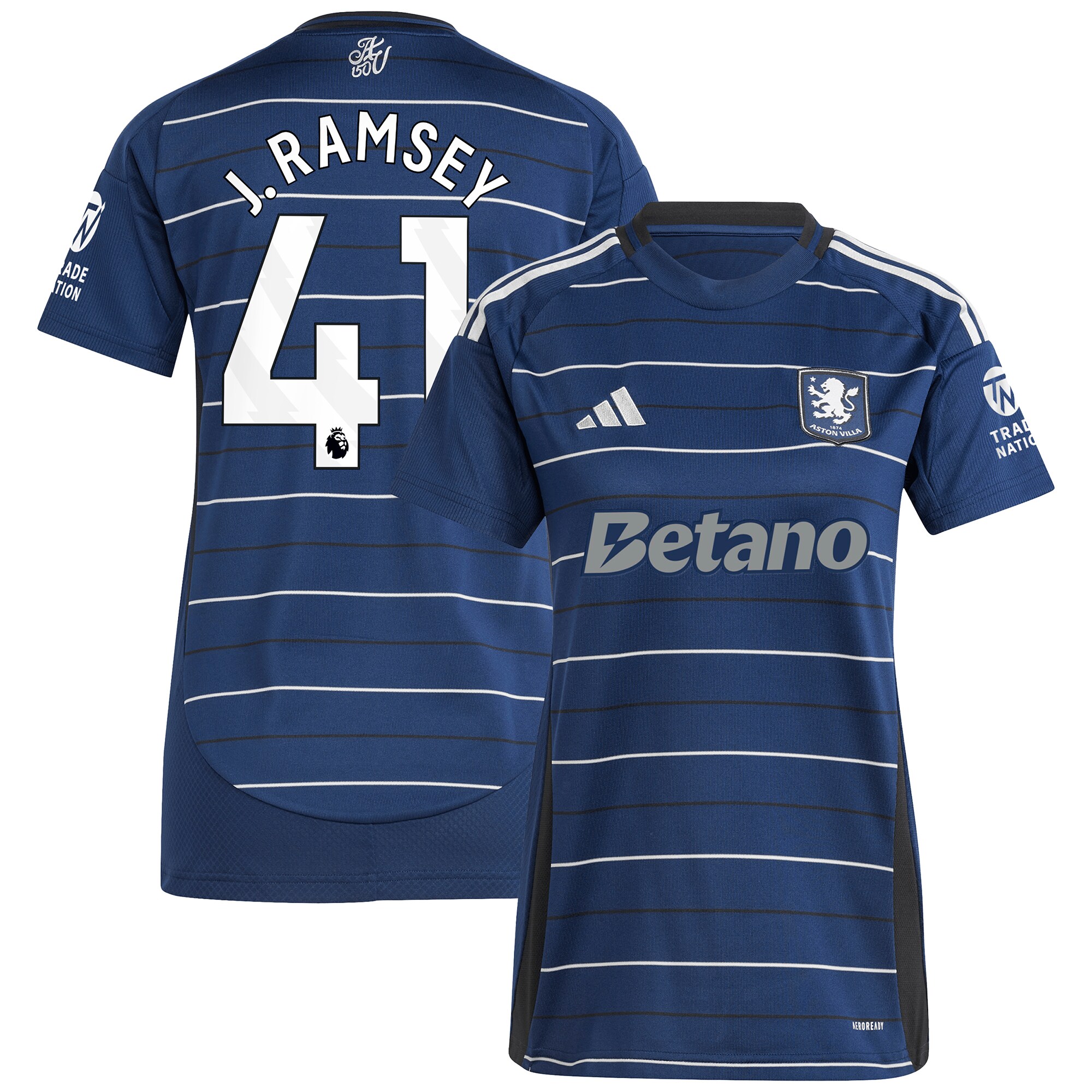aston villa adidas third shirt 2024-25 – womens with j. ramsey 41 printing Collection | Aston Villa Shop Official Jerseys