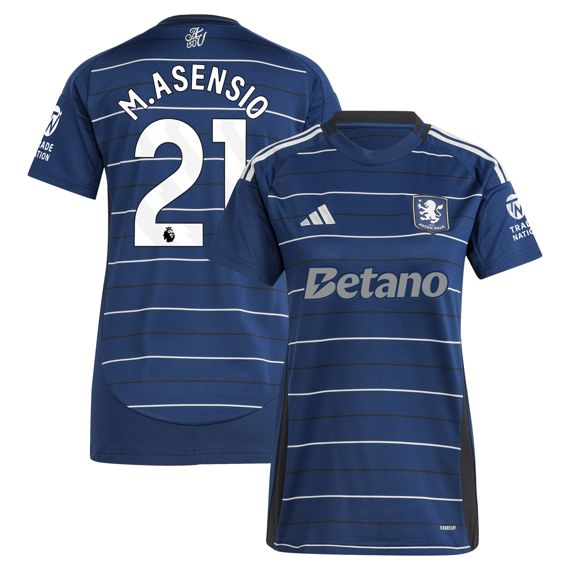 aston villa adidas third shirt 2024-25 – womens with m.asensio 21 printing Collection | Aston Villa Shop Official Jerseys