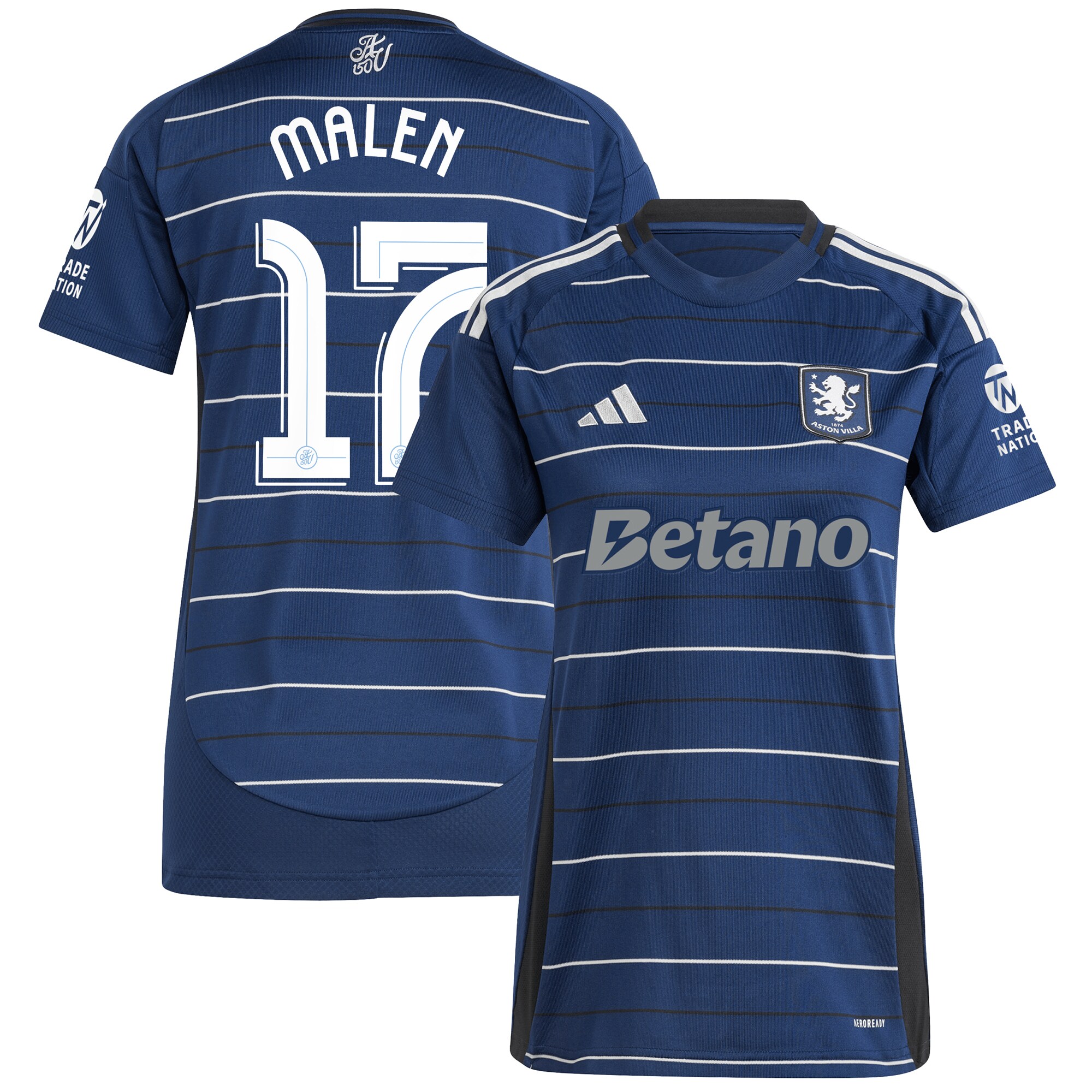 aston villa adidas third shirt 2024-25 – womens with malen 17 cup printing Collection | Aston Villa Shop Official Jerseys