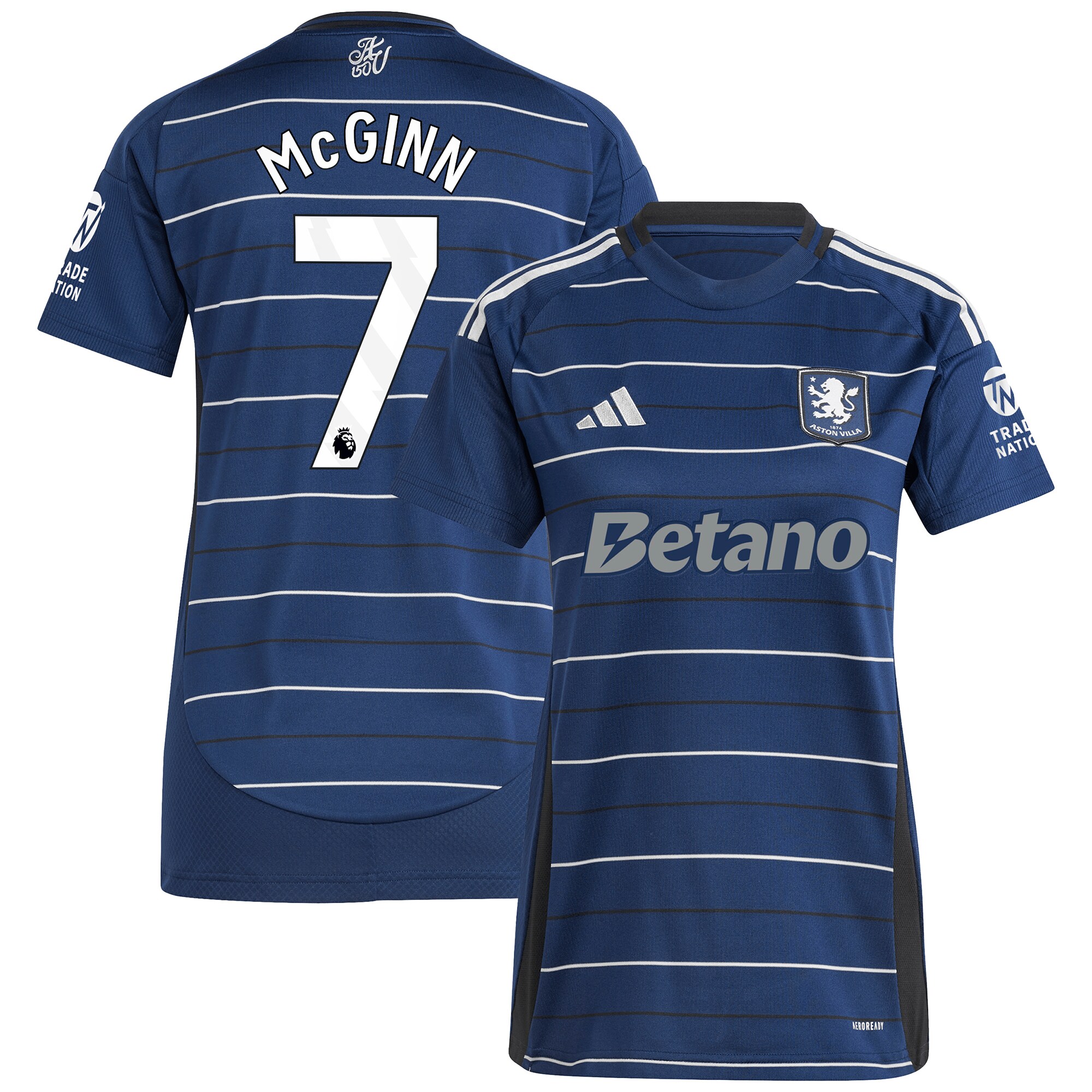 aston villa adidas third shirt 2024-25 – womens with mcginn 7 printing Collection | Aston Villa Shop Official Jerseys