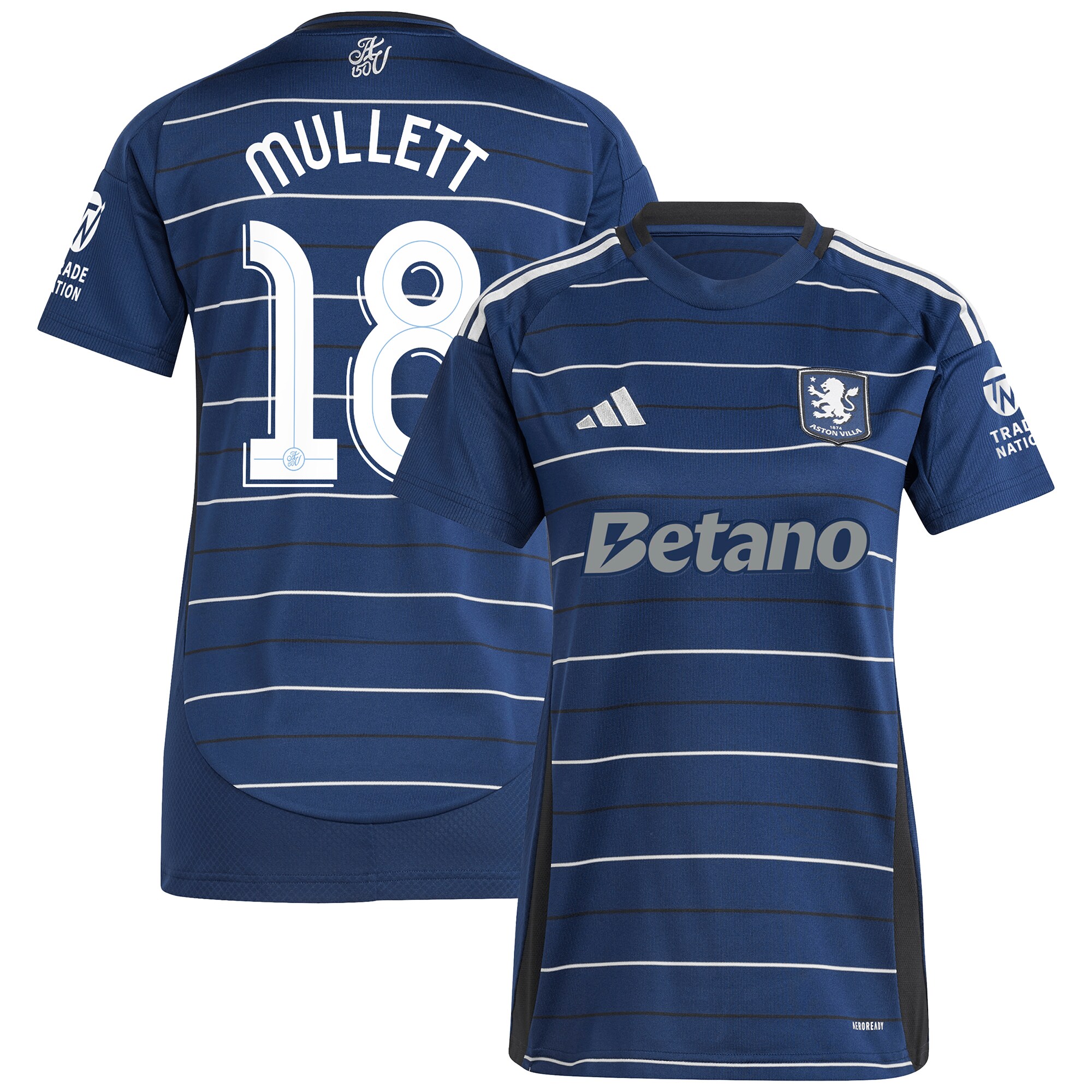 aston villa adidas third shirt 2024-25 – womens with mullett 18 cup printing Collection | Aston Villa Shop Official Jerseys