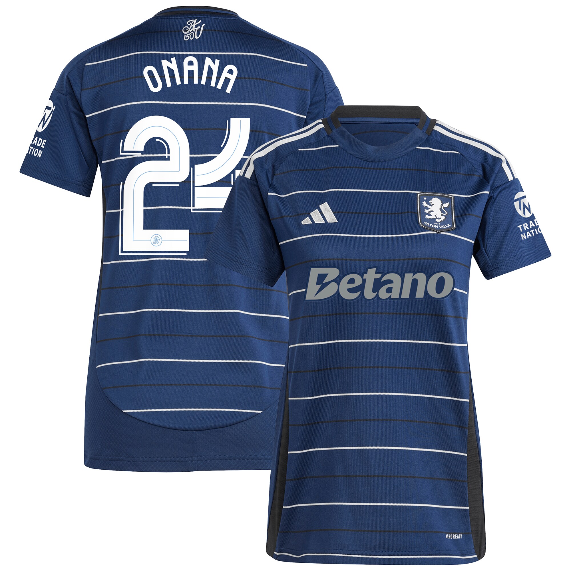 aston villa adidas third shirt 2024-25 – womens with onana 24 cup printing Collection | Aston Villa Shop Official Jerseys