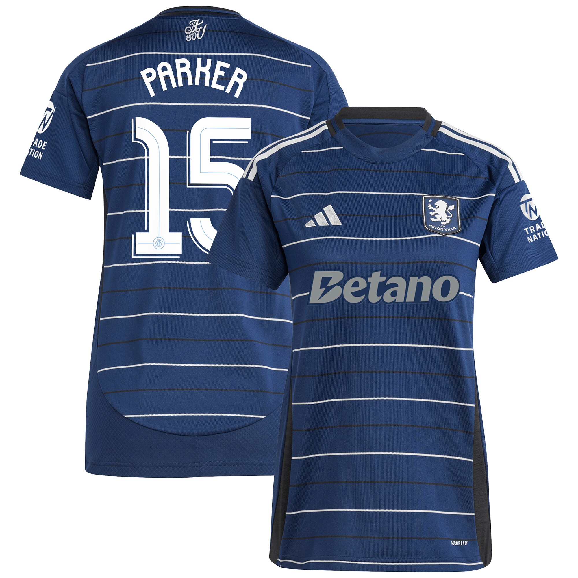 aston villa adidas third shirt 2024-25 – womens with parker 15 cup printing Collection | Aston Villa Shop Official Jerseys