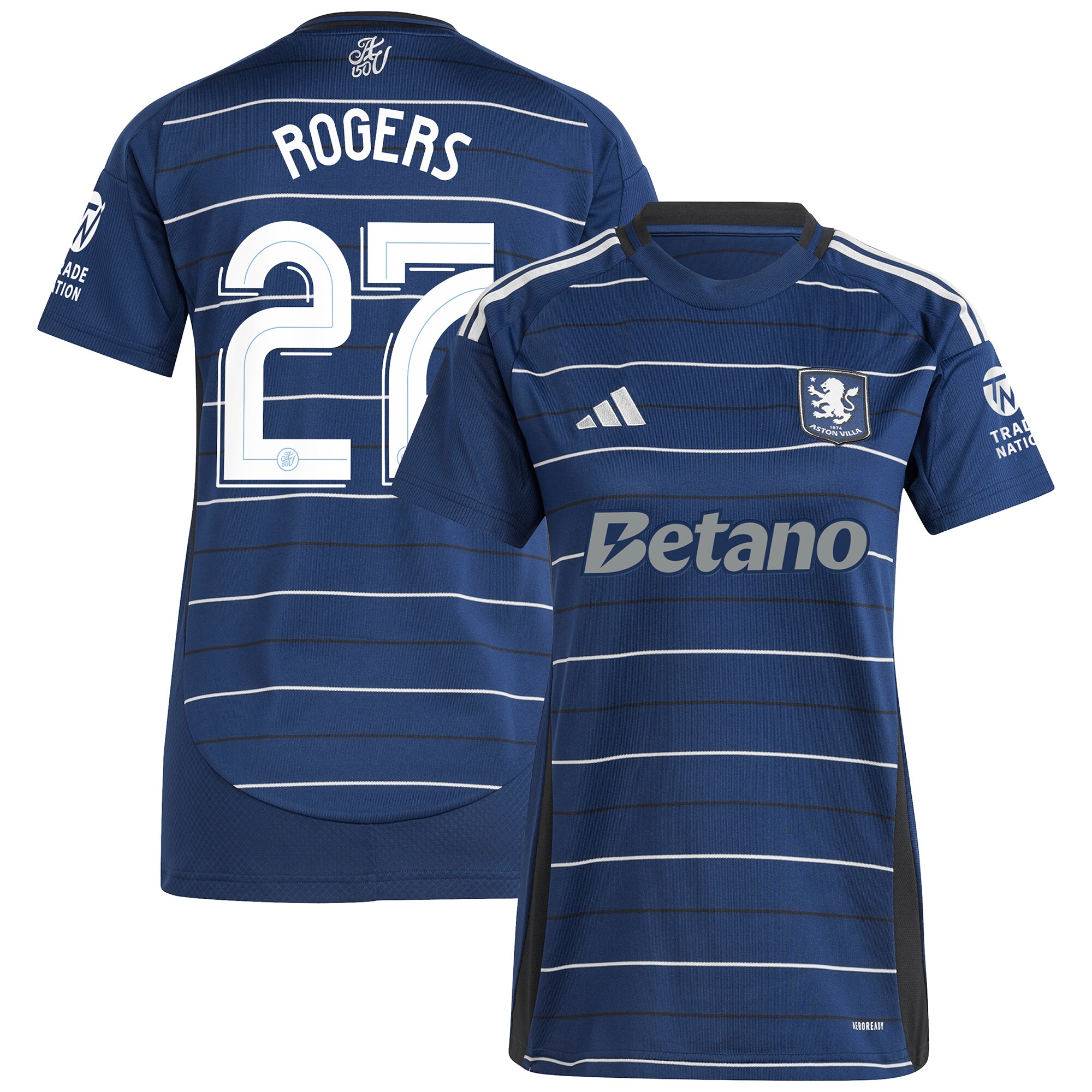 aston villa adidas third shirt 2024-25 – womens with rogers 27 cup printing Collection | Aston Villa Shop Official Jerseys