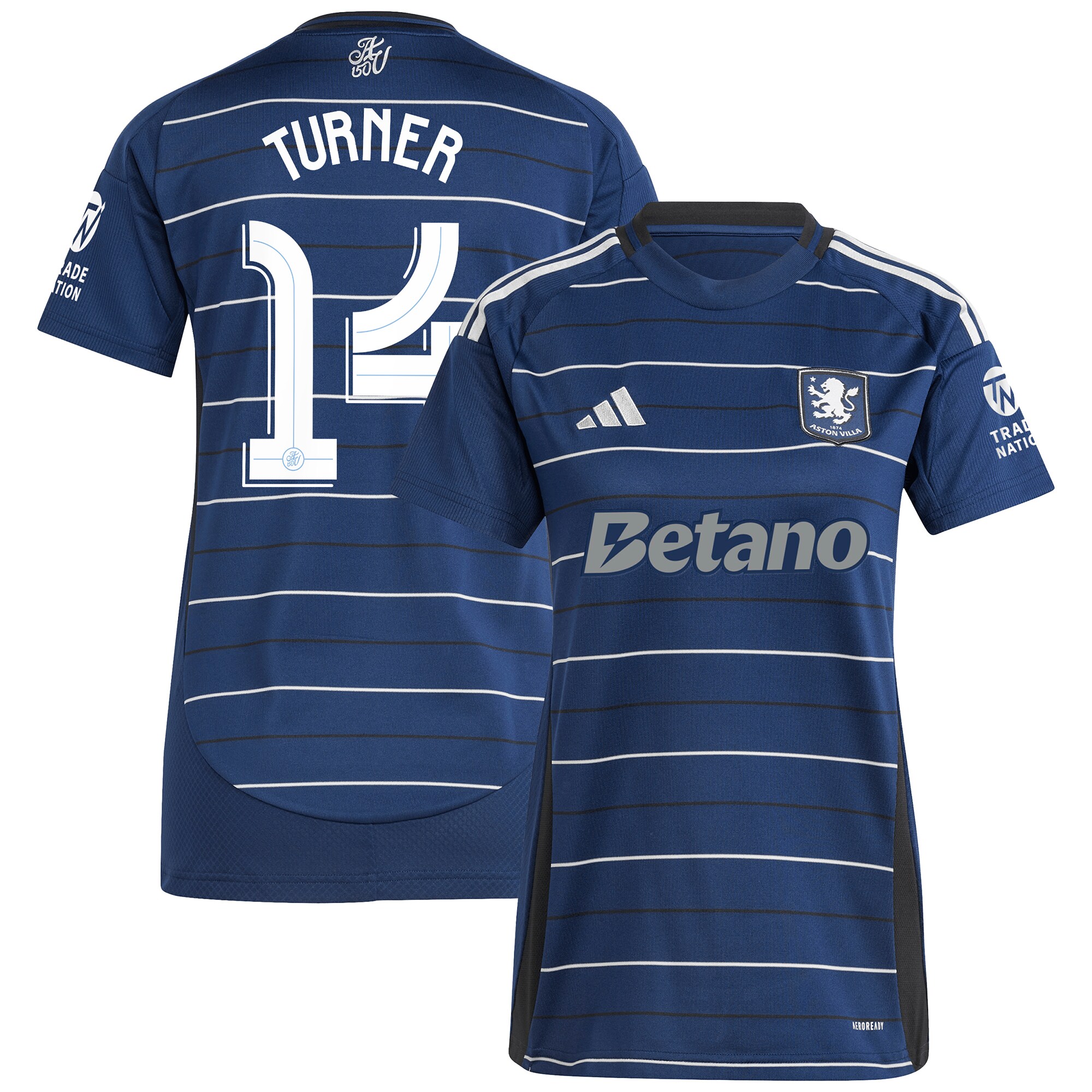 aston villa adidas third shirt 2024-25 – womens with turner 14 cup printing Collection | Aston Villa Shop Official Jerseys
