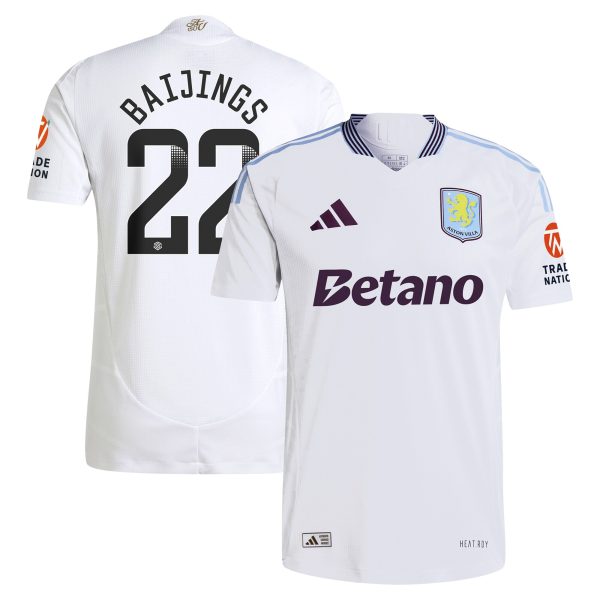 aston villa adidas wsl away authentic shirt 2024-25 with baijings 22 printing Collection | Aston Villa Shop Official Jerseys