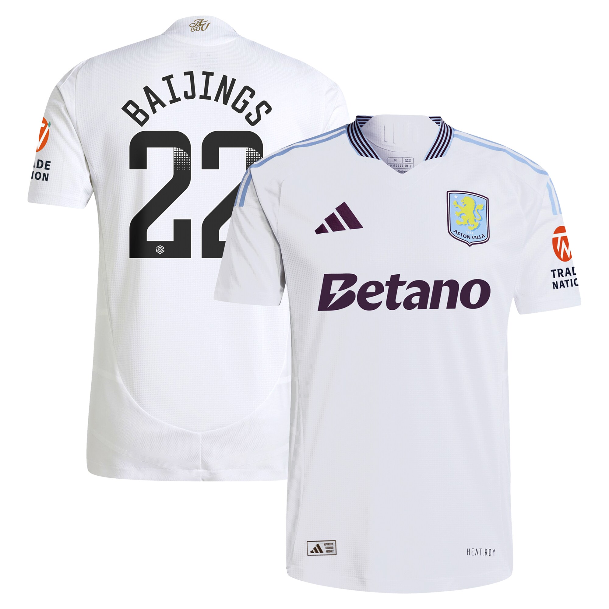 aston villa adidas wsl away authentic shirt 2024-25 with baijings 22 printing Collection | Aston Villa Shop Official Jerseys