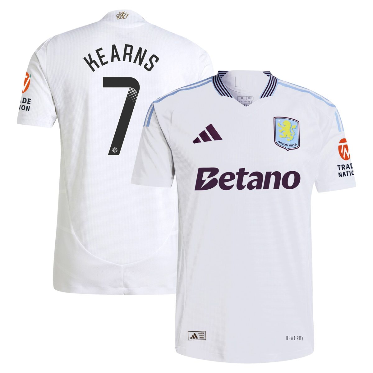 aston villa adidas wsl away authentic shirt 2024-25 with kearns 7 printing Collection | Aston Villa Shop Official Jerseys